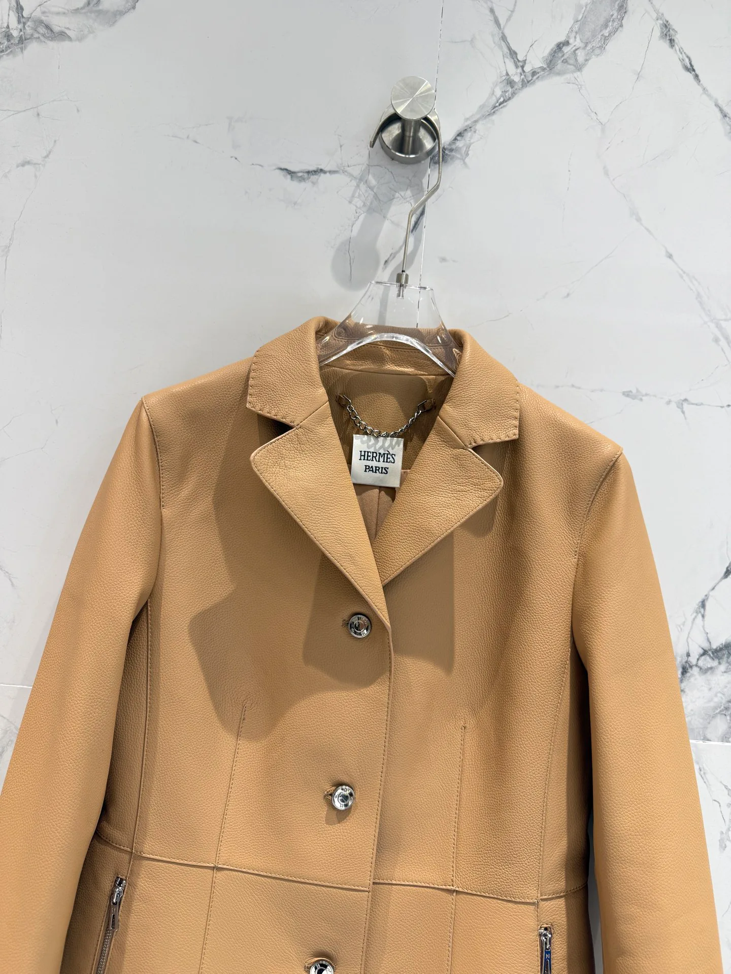 Кожаные Куртки И Дублёнки Женские Hermes 11310636