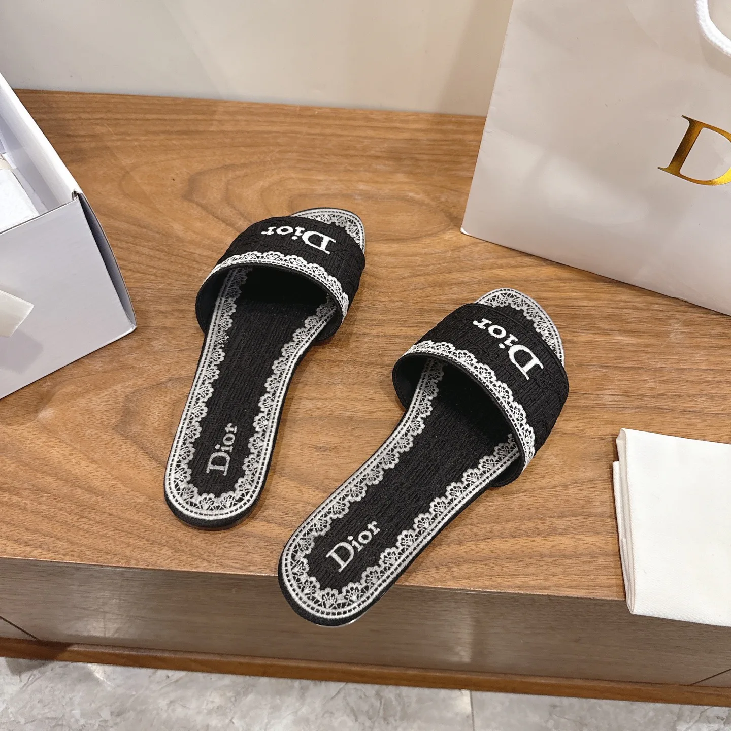 Шлепанцы Женские Christian Dior 1279941