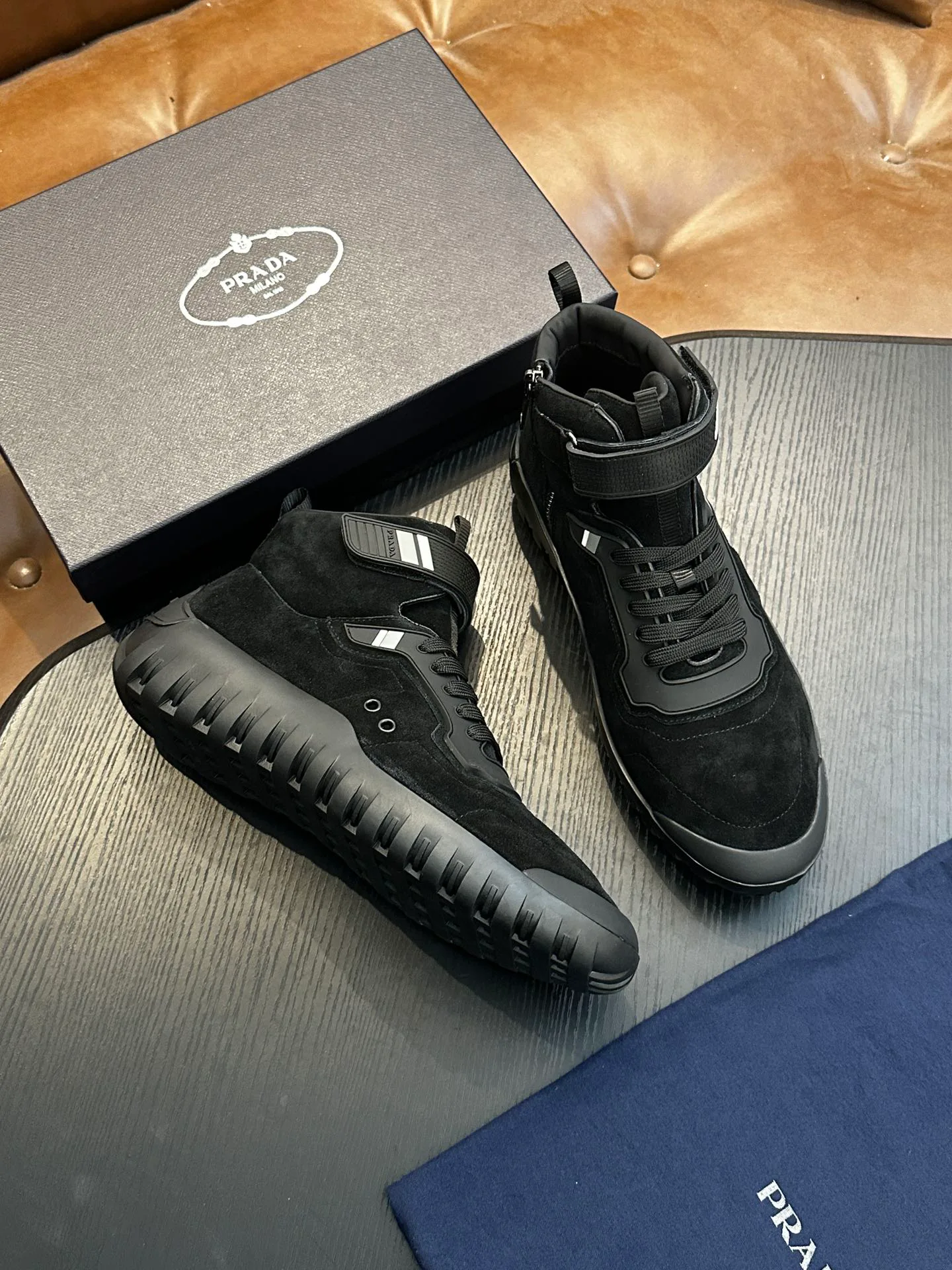 Кроссовки Мужские Prada 405040