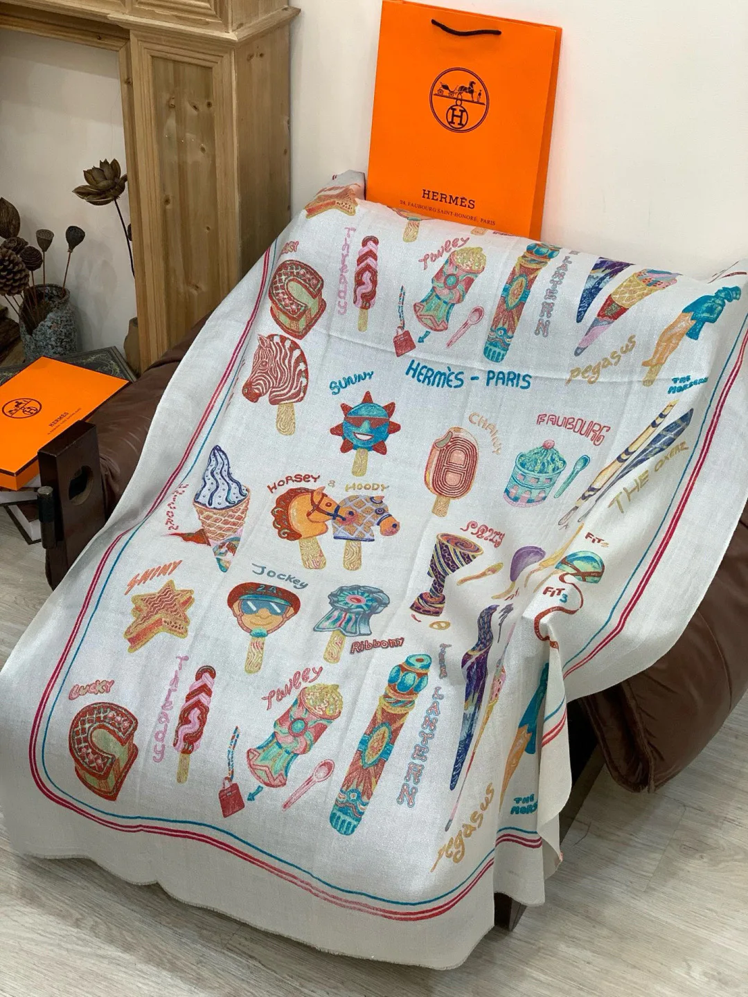 Шарфы Hermes 463849