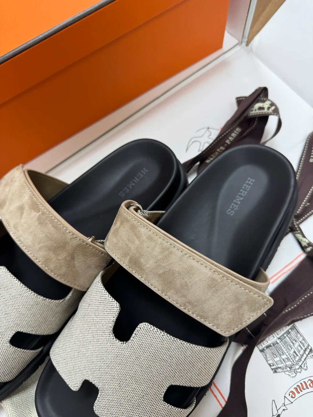 Сандалии Мужские Hermes 17568269