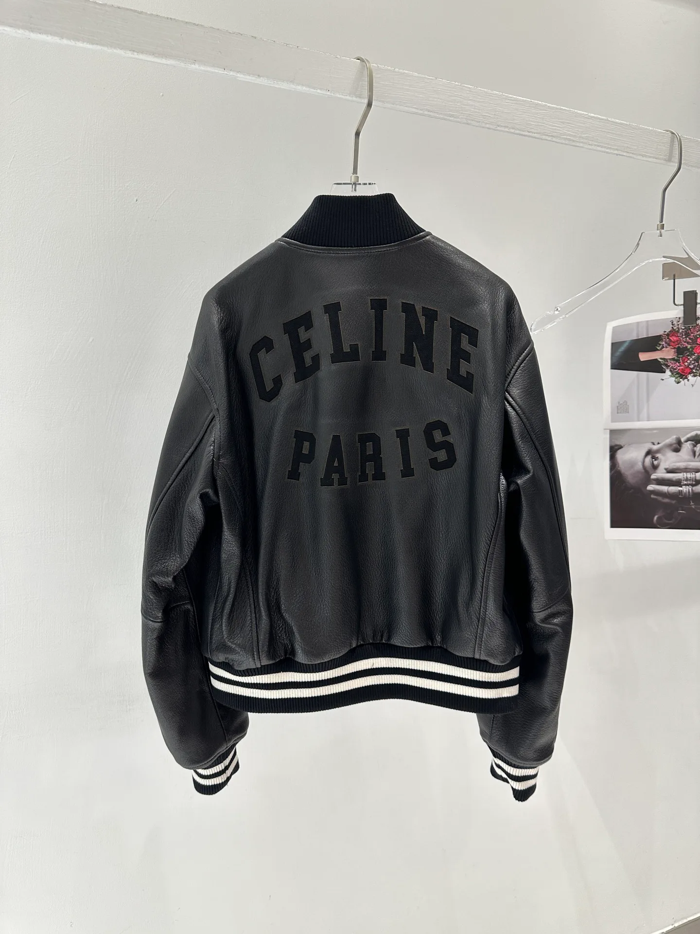 Кожаные Куртки И Дублёнки Женские Celine 14559731