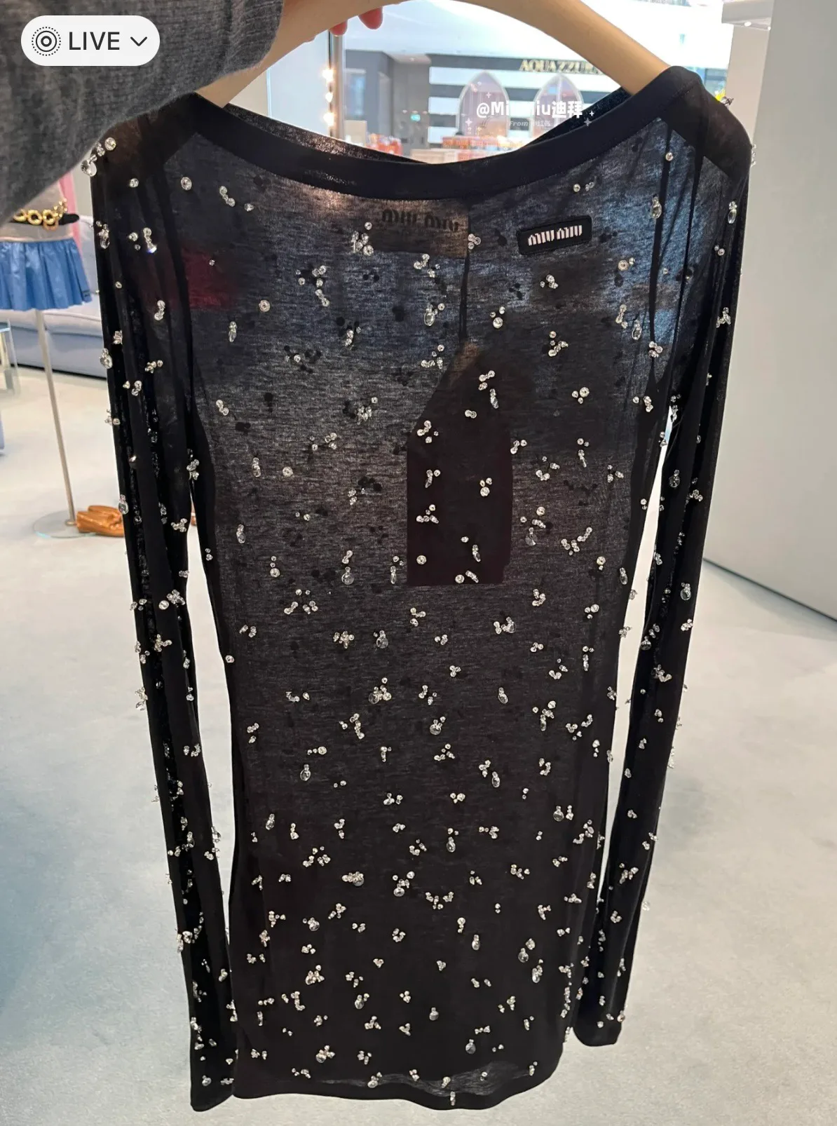 Лонгсливы Женские Miu Miu 11461731