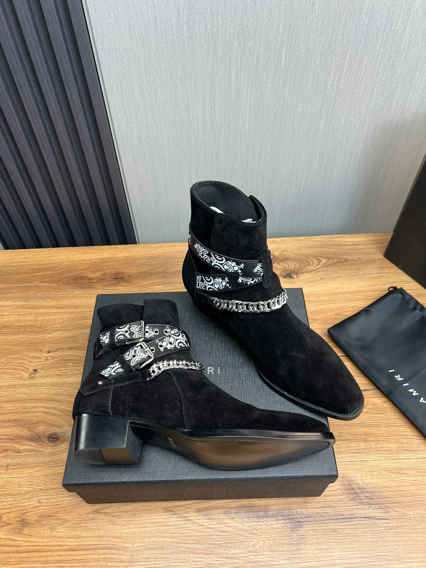 Ботинки Мужские Saint Laurent 1261435