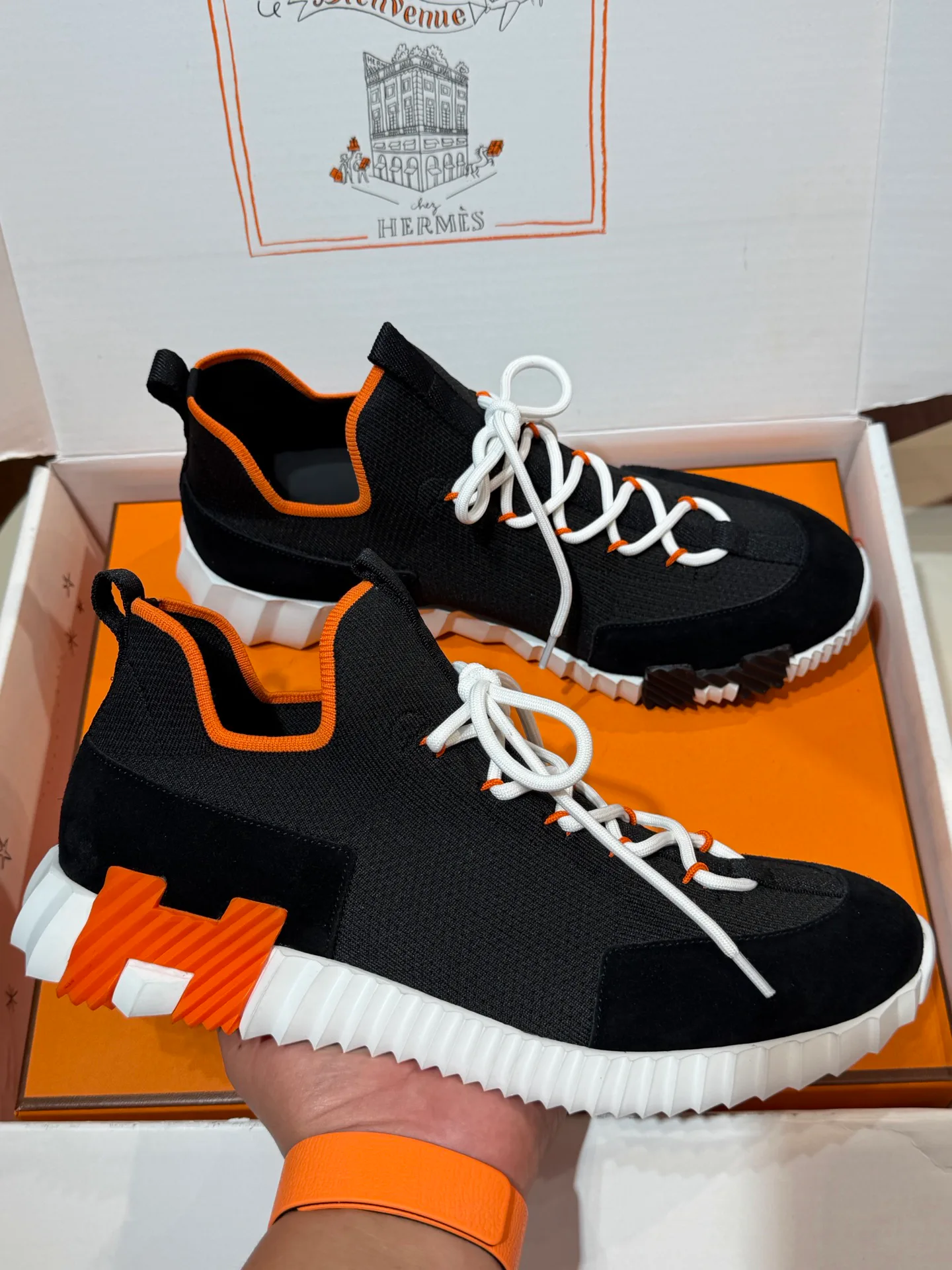 Кроссовки Женские Hermes 554598