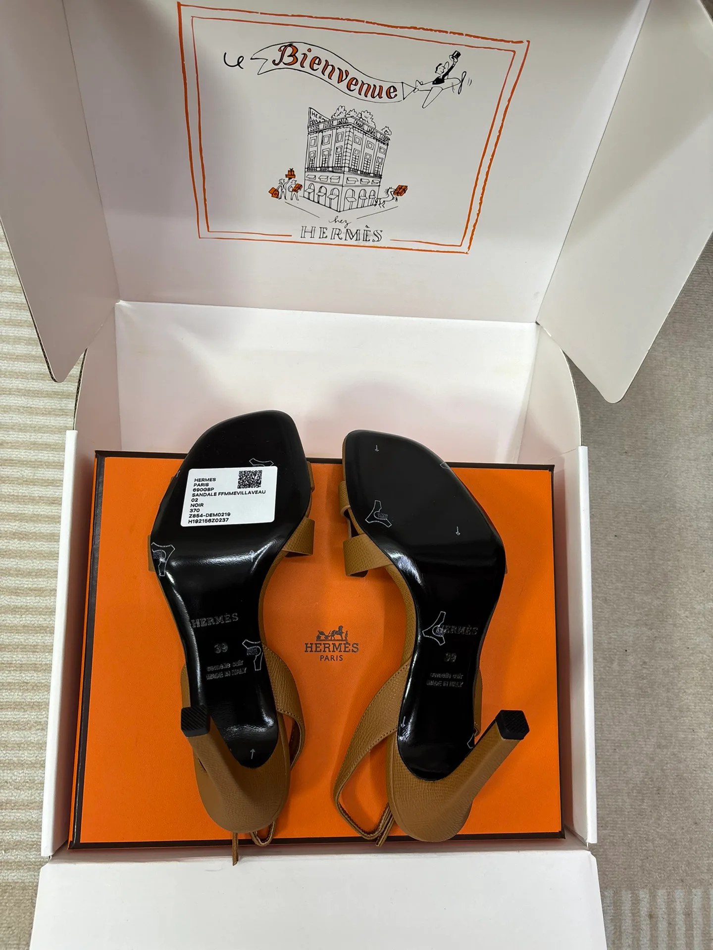 Босоножки Женские Hermes 12597658