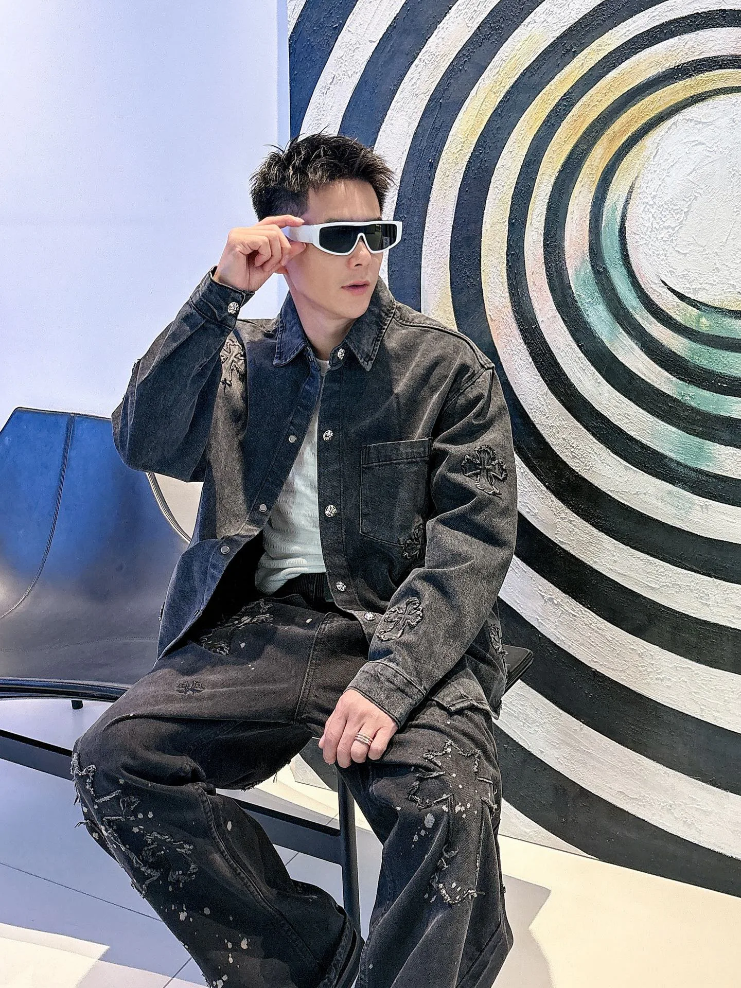 Куртки И Пуховики Мужские Chrome Hearts 787685