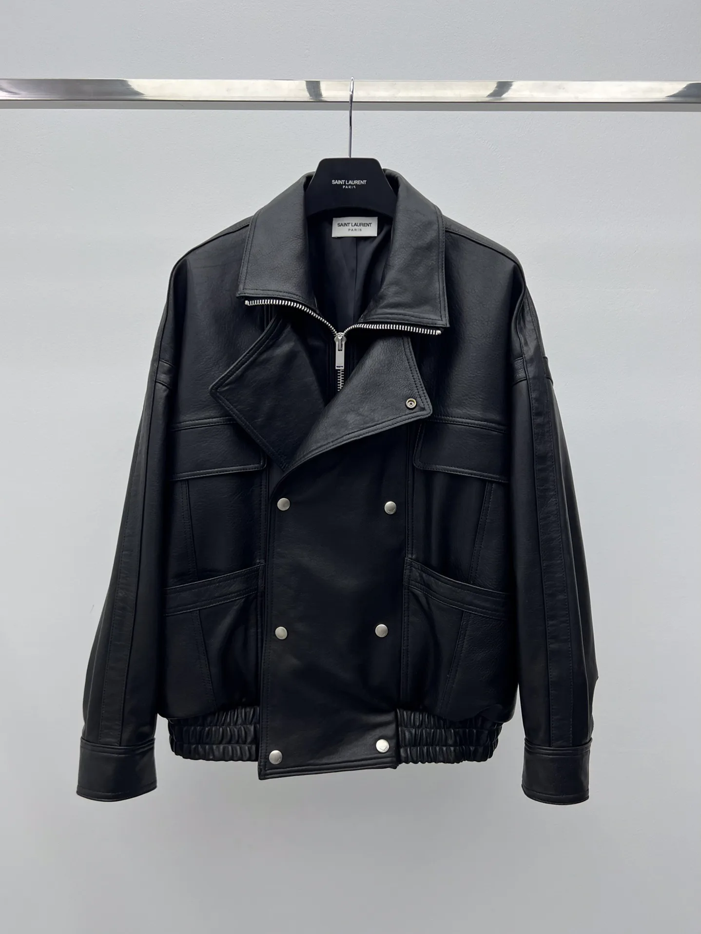 Кожаные Куртки И Дублёнки Женские Saint Laurent 17719118