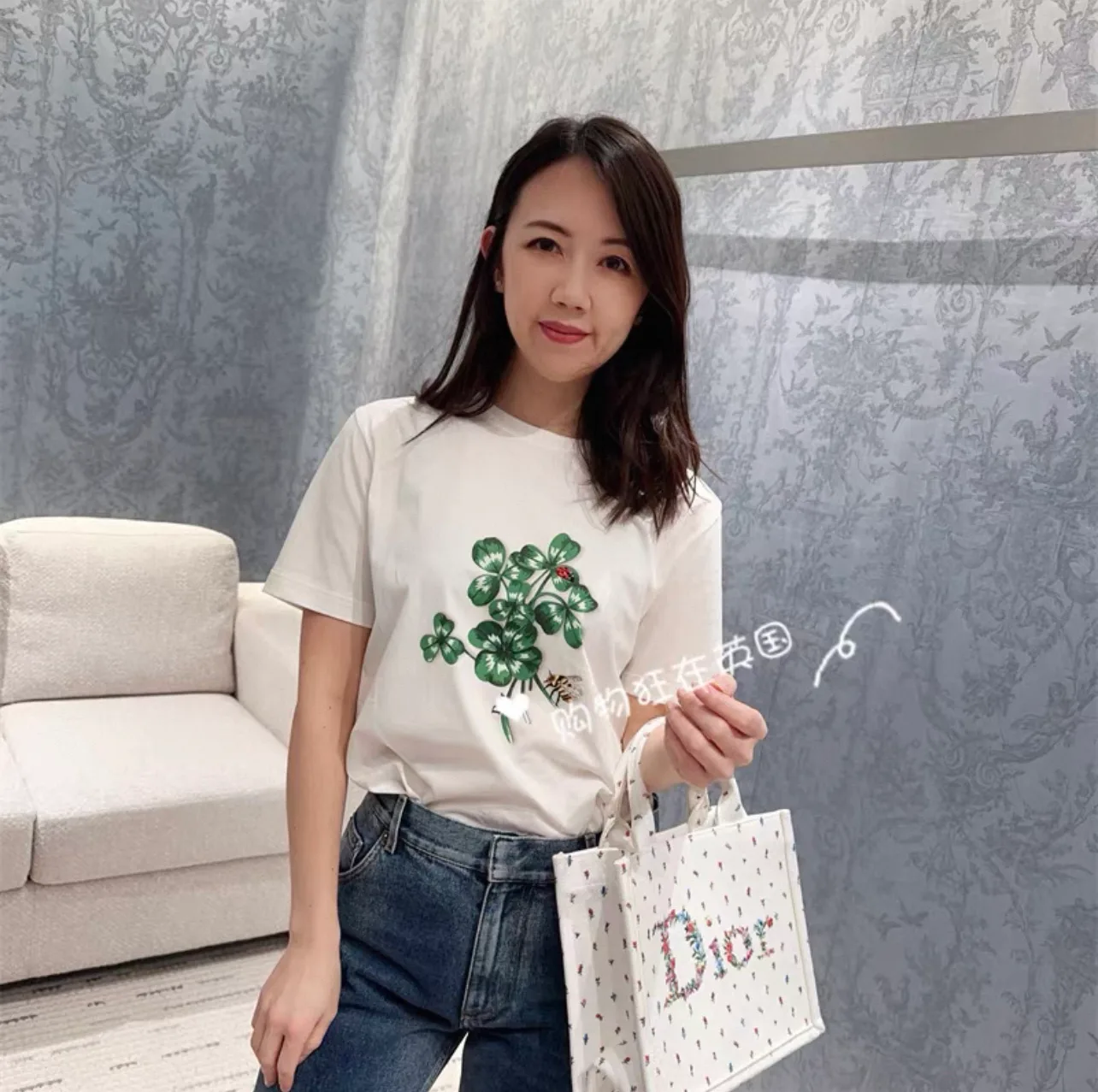 Футболки Женские Christian Dior 1749053