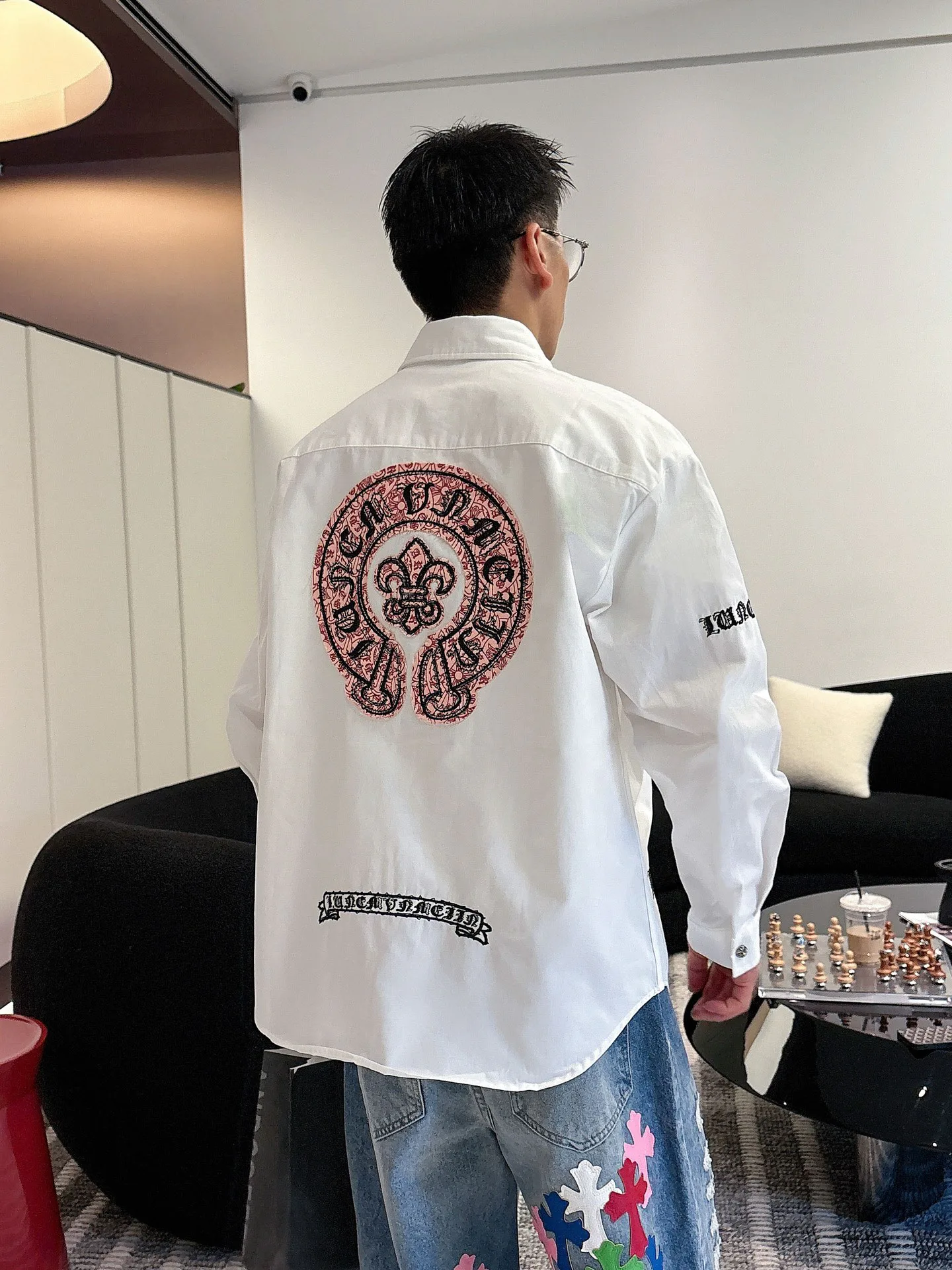 Рубашки Мужские Chrome Hearts 787757