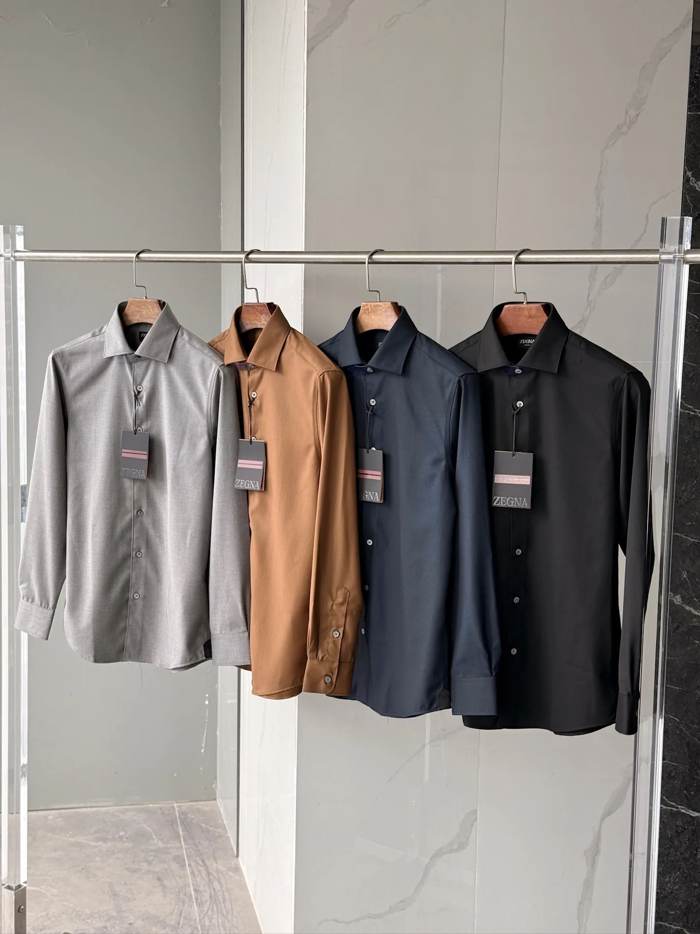 Рубашки Мужские Zegna 18711667
