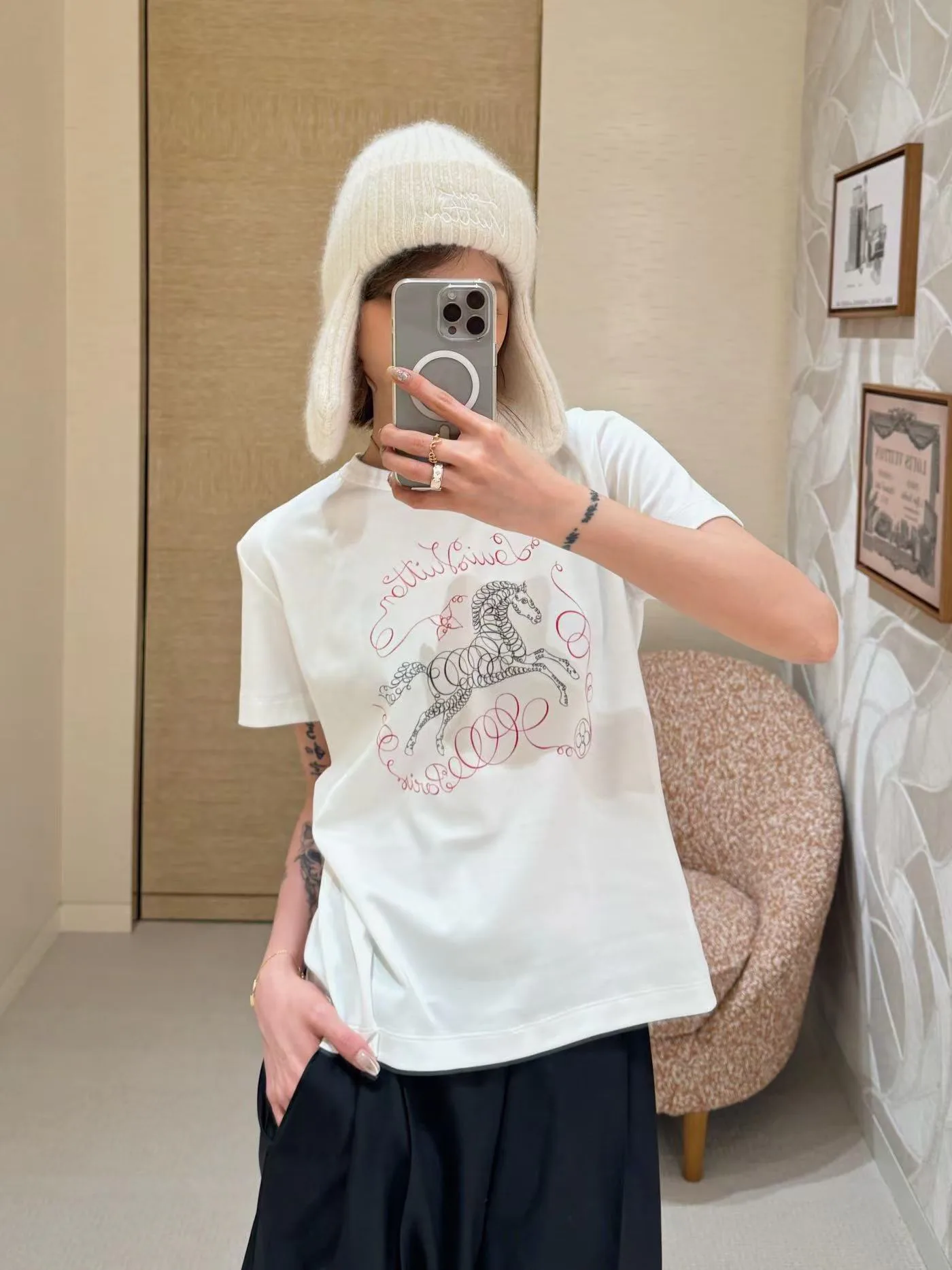 Футболки Женские Louis Vuitton 1524397