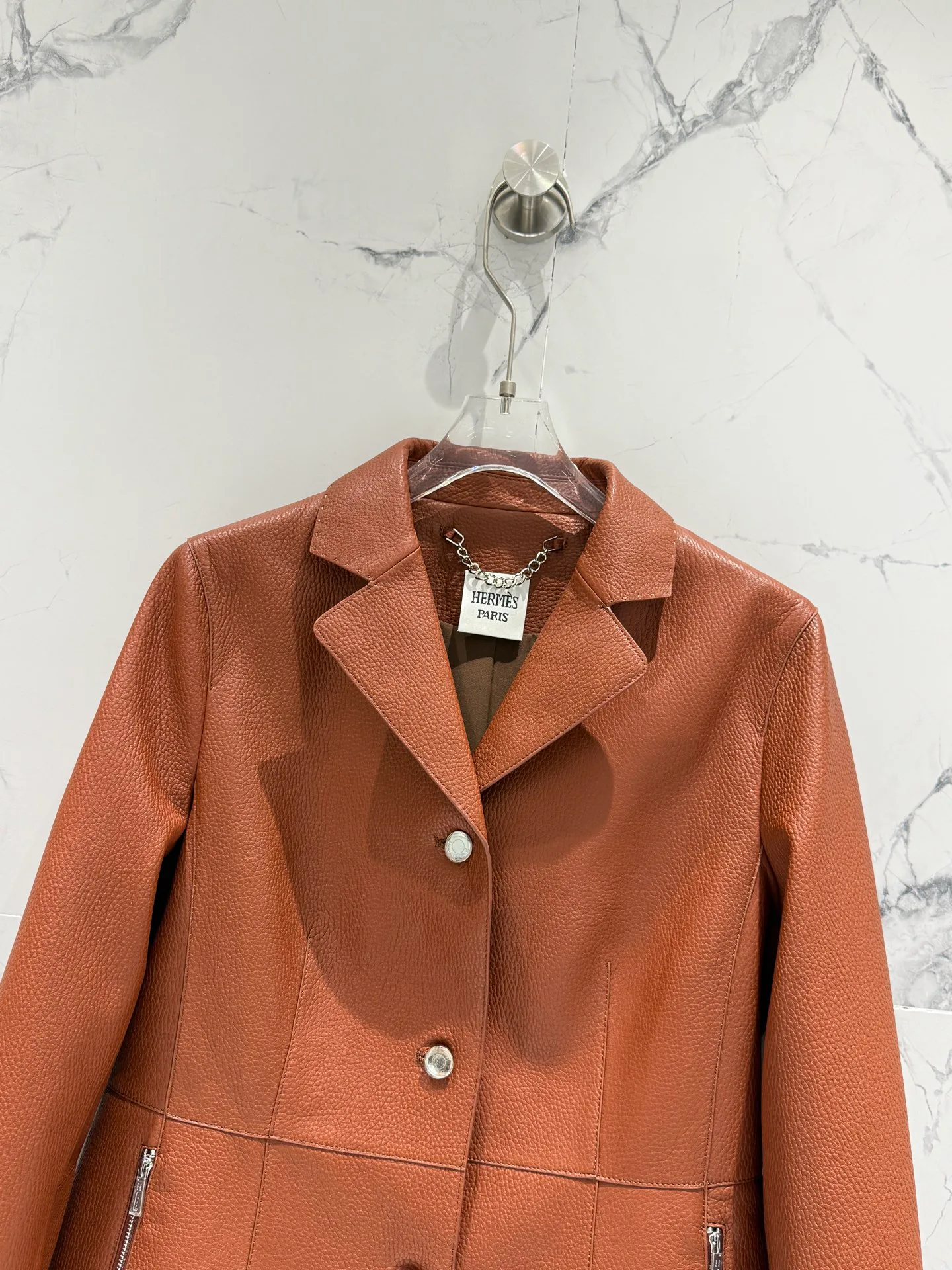 Кожаные Куртки И Дублёнки Женские Hermes 11310637