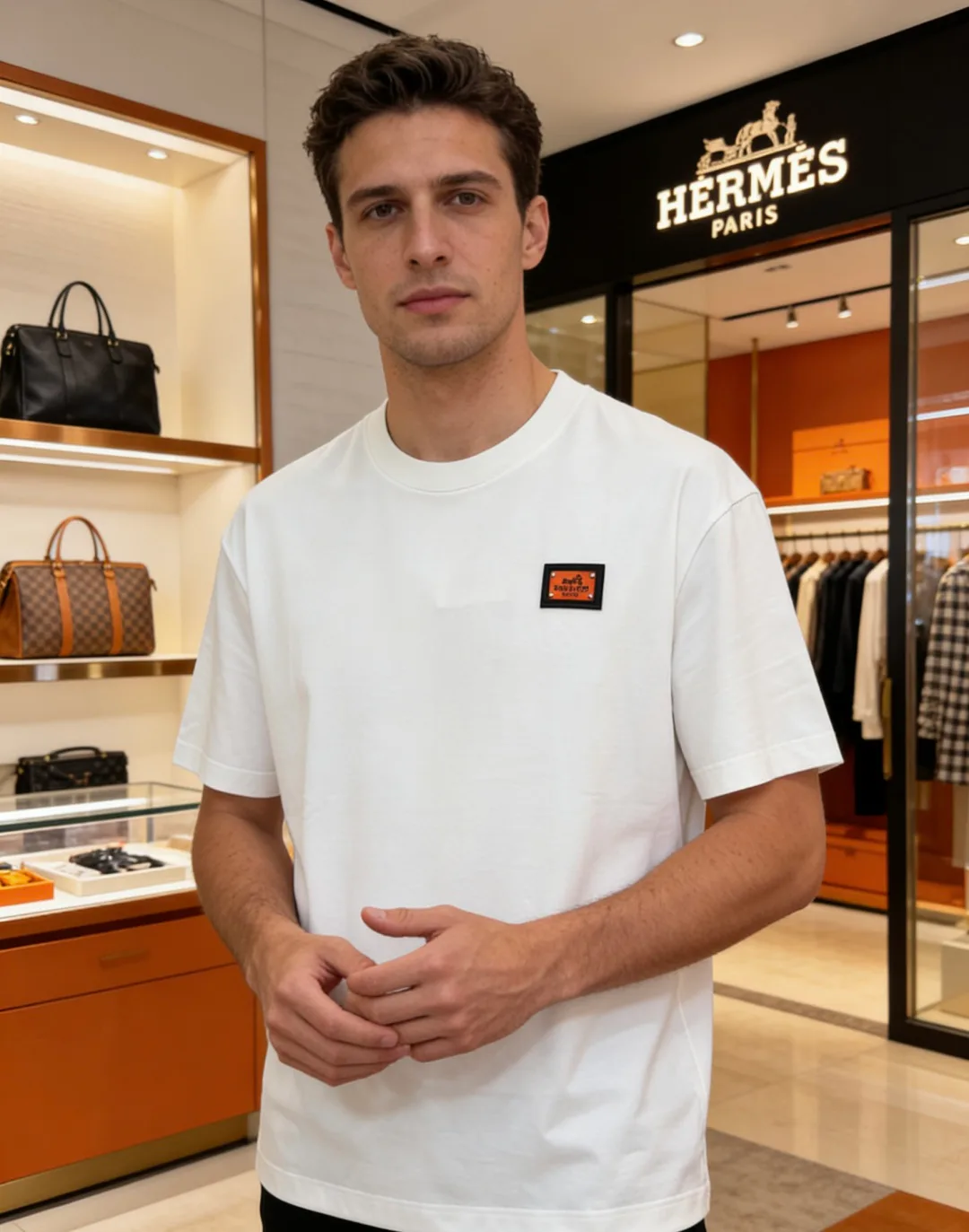 Футболки Мужские Hermes 13442027