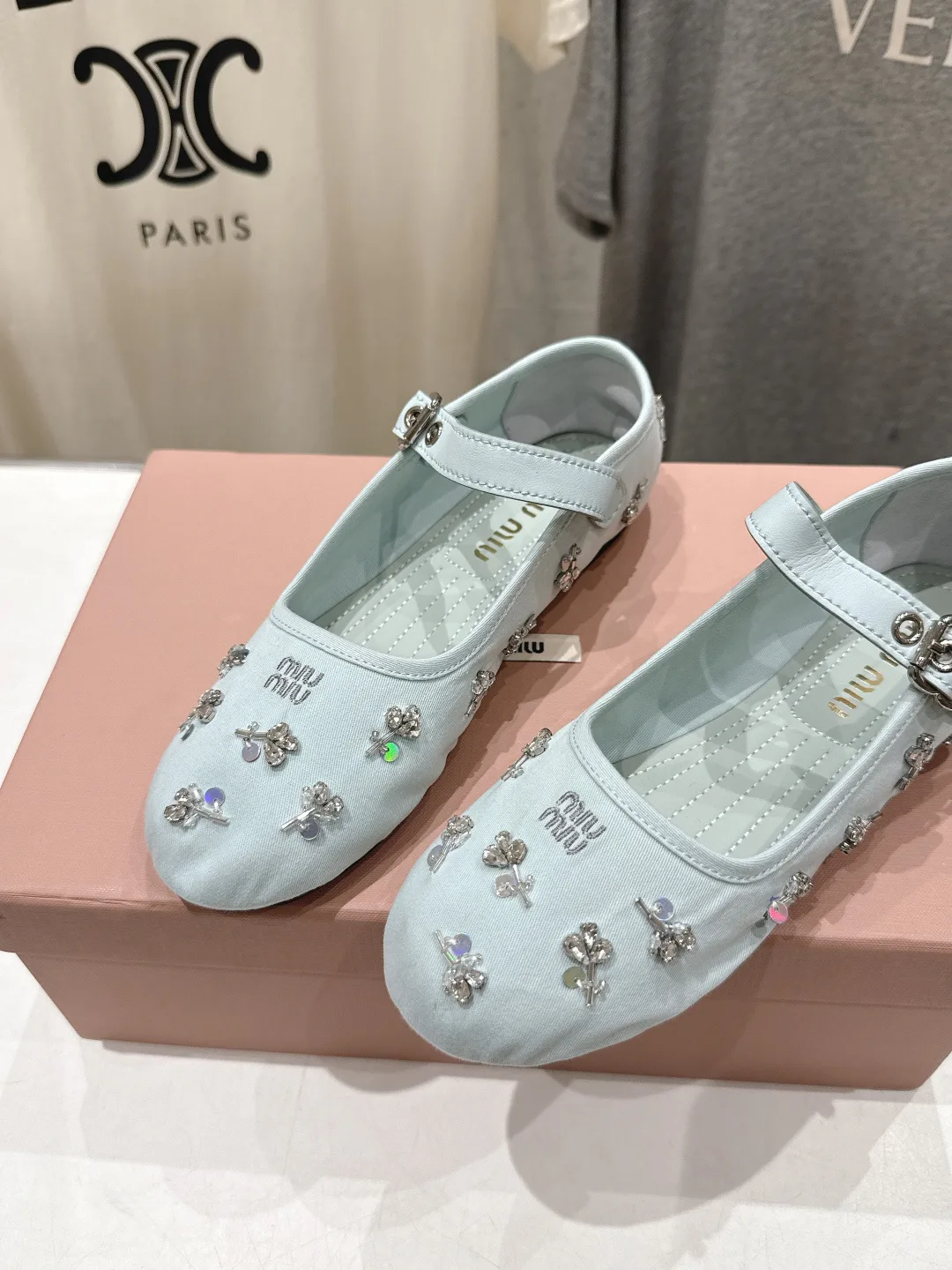 Балетки Женские Miu Miu 13559207