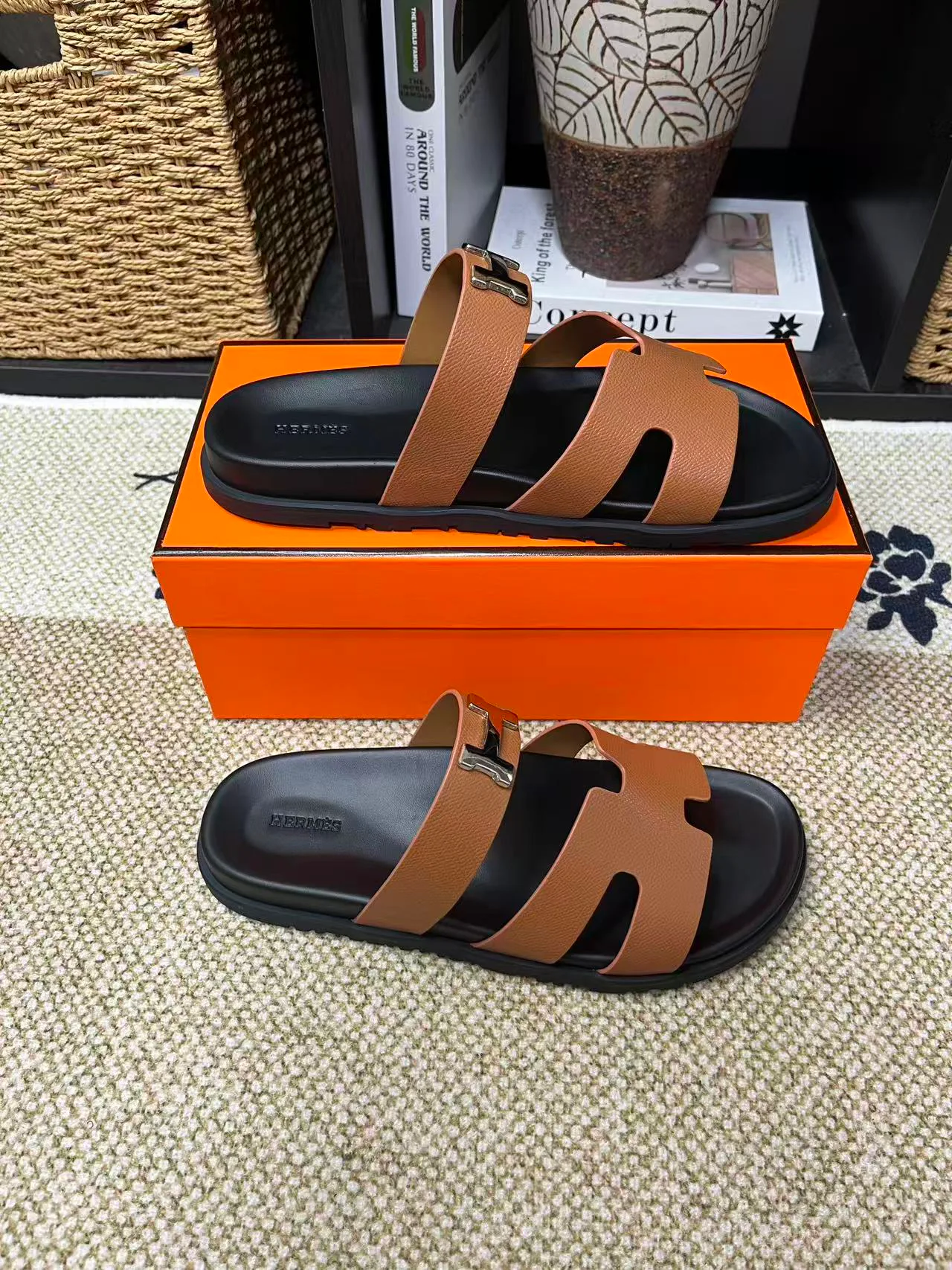 Шлепанцы Женские Hermes 991635