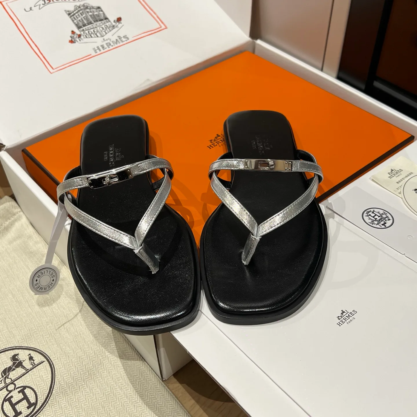 Шлепанцы Женские Hermes 14114793