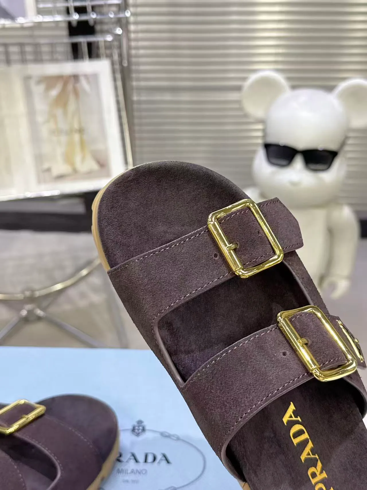 Шлепанцы Женские Prada 10270238