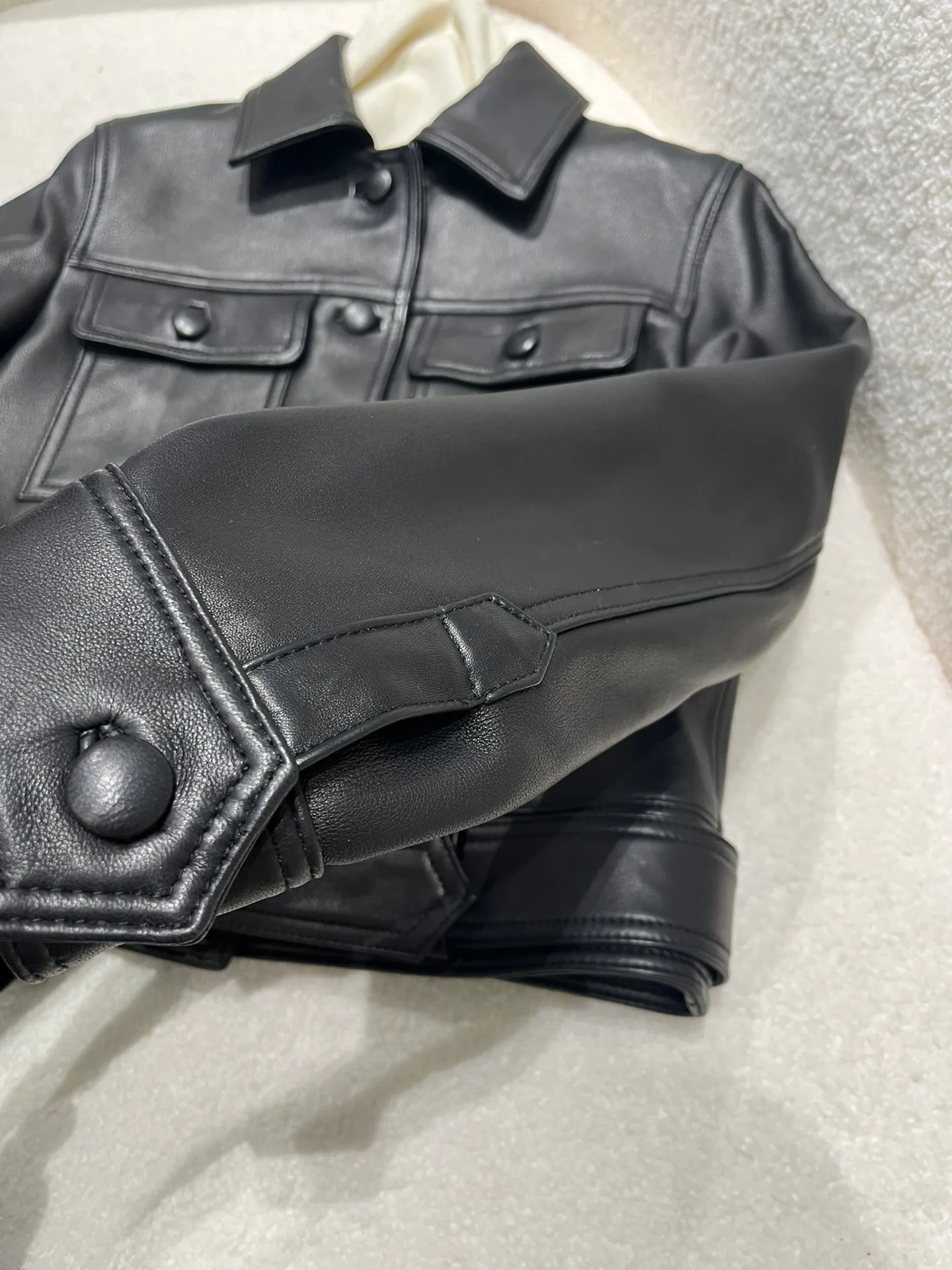 Кожаные Куртки И Дублёнки Мужские Saint Laurent 11485699