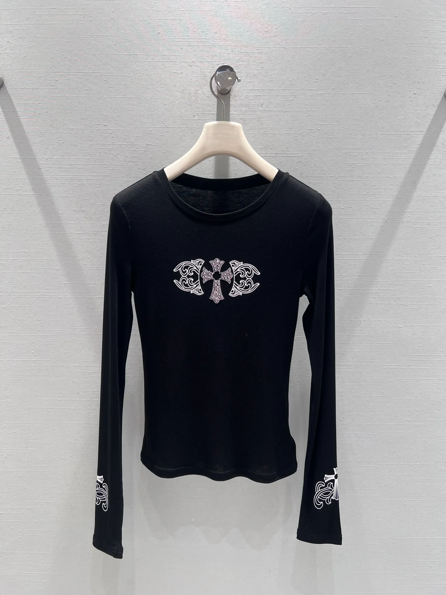 Лонгсливы Женские Chrome Hearts 1521078