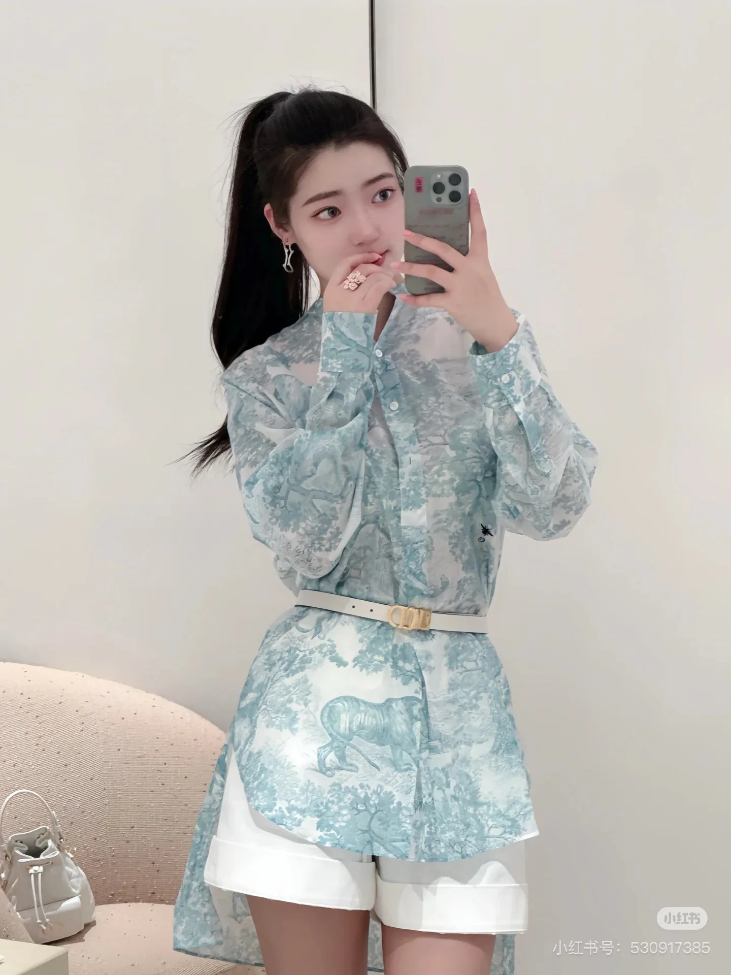 Рубашки Женские Christian Dior 9808641