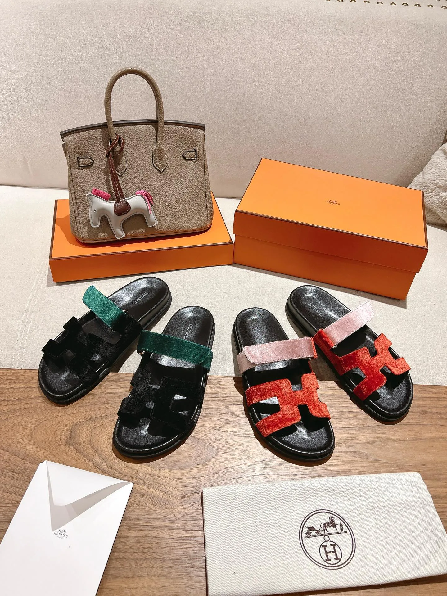 Шлепанцы Женские Hermes 19980