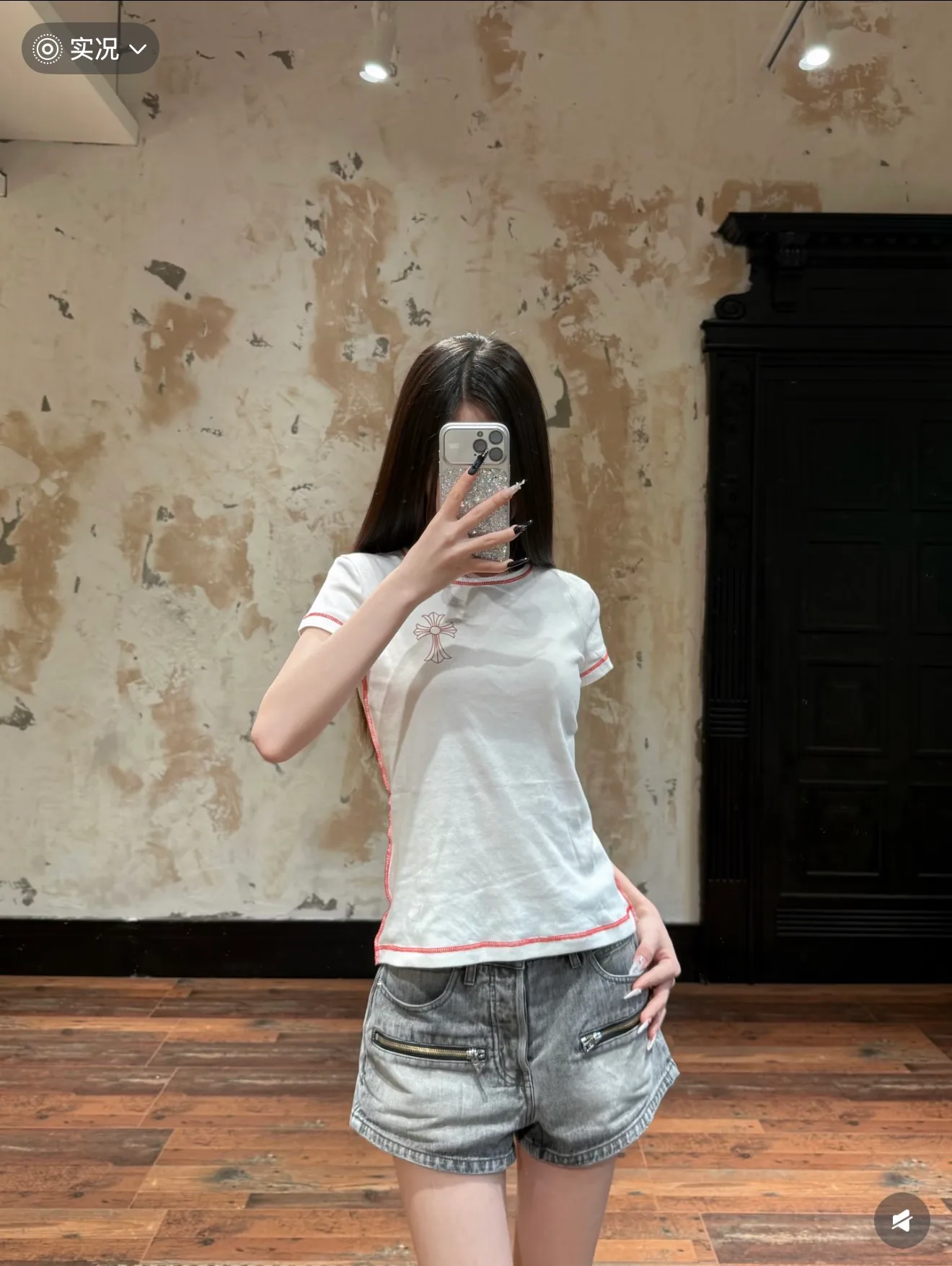 Футболки Женские Chrome Hearts 17606596