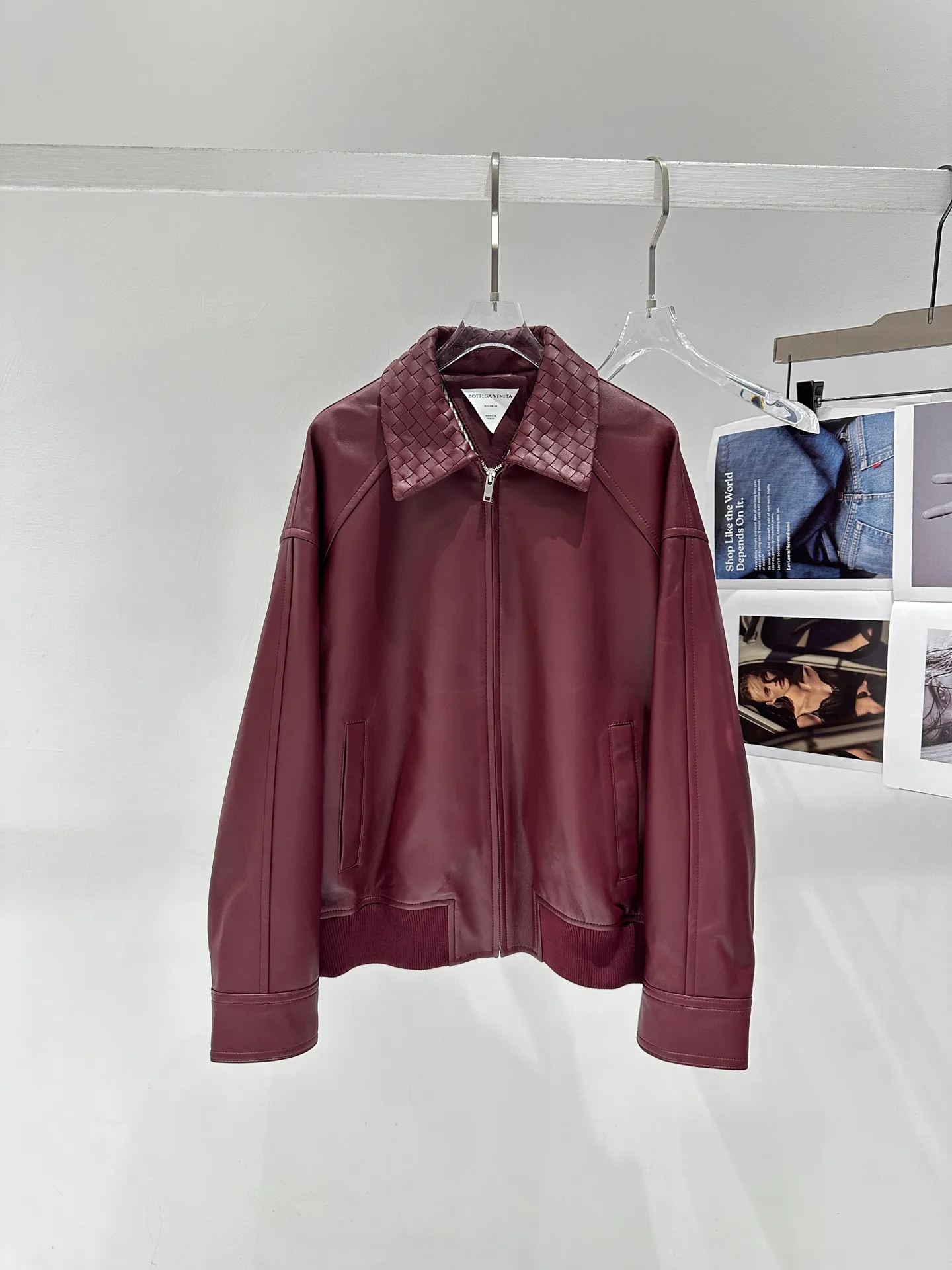 Кожаные Куртки И Дублёнки Женские Bottega Veneta 11759409