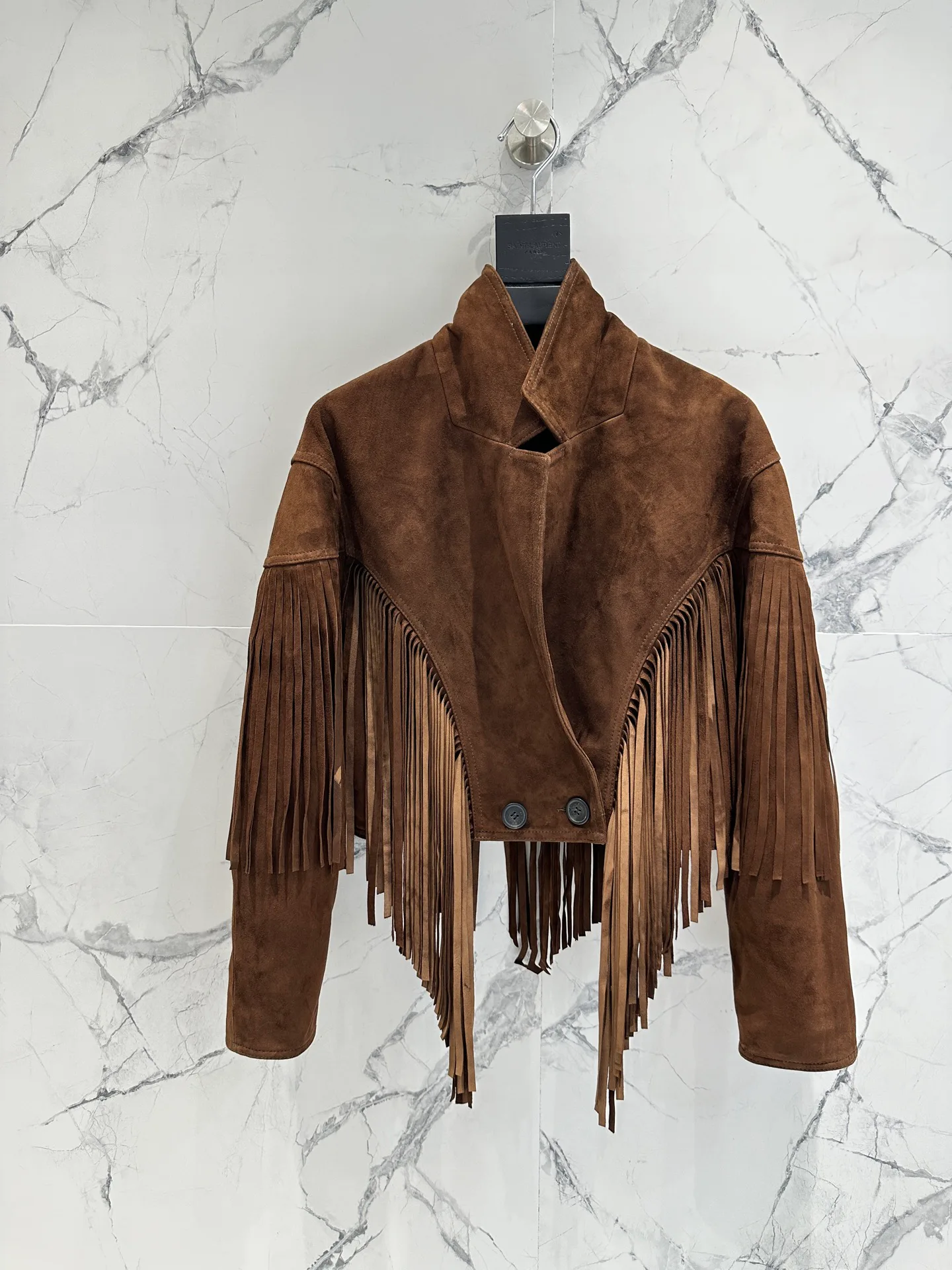 Кожаные Куртки И Дублёнки Женские Saint Laurent 12957009