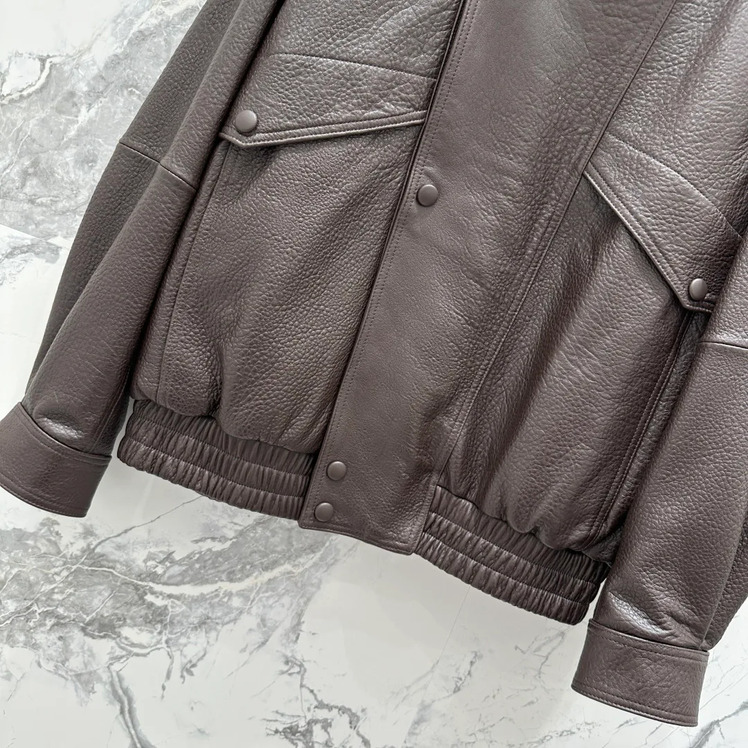 Кожаные Куртки И Дублёнки Женские Saint Laurent 18090111