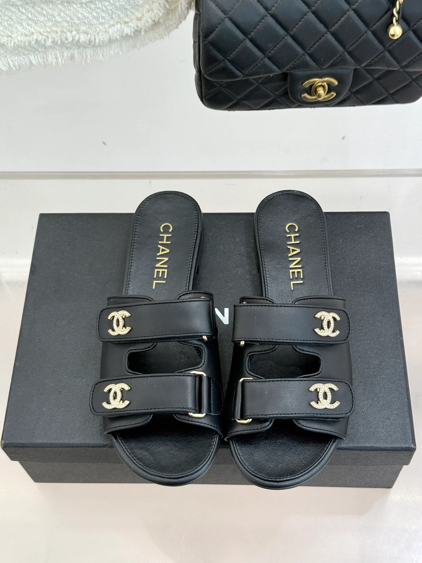 Шлепанцы Женские Chanel 1885750