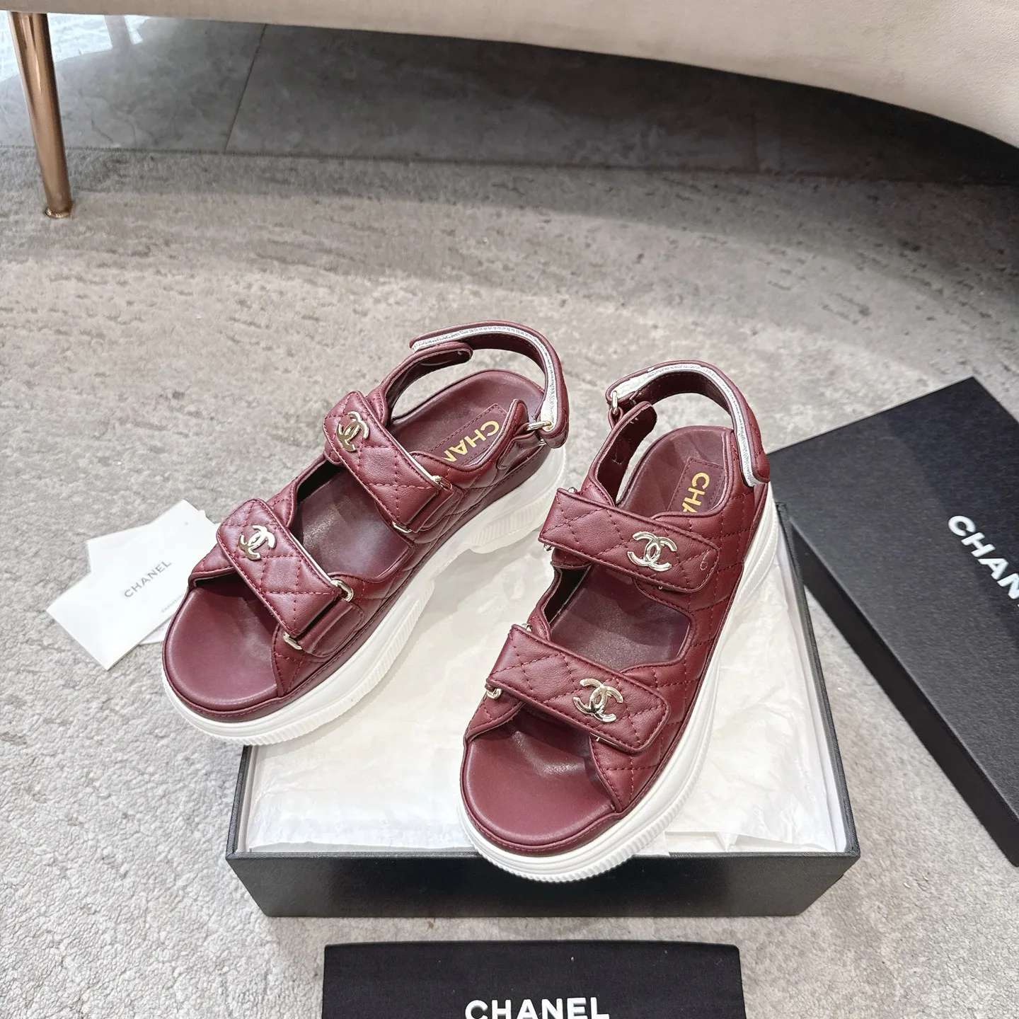 Босоножки Женские Chanel 17572323
