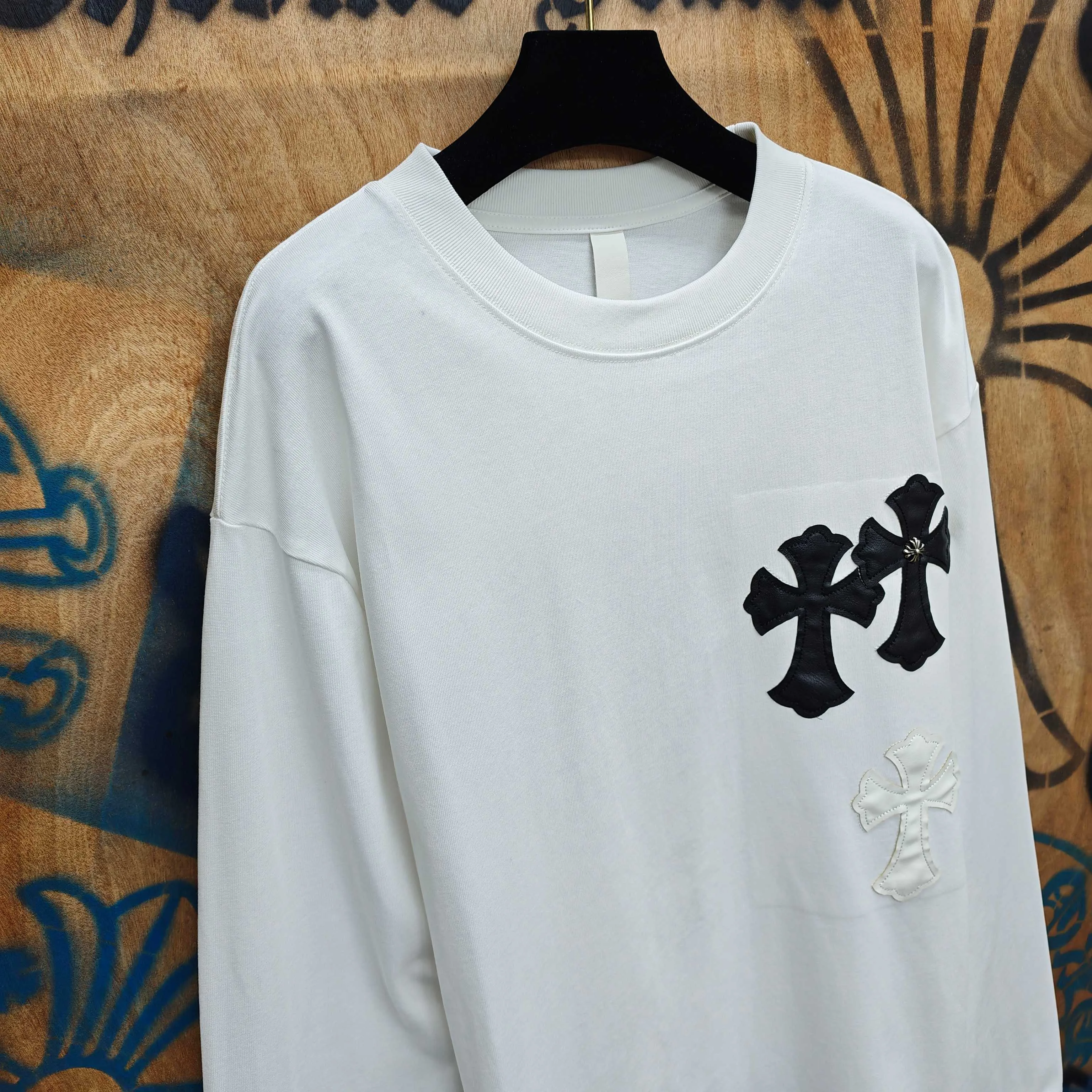 Лонгсливы Мужские Chrome Hearts 13311030