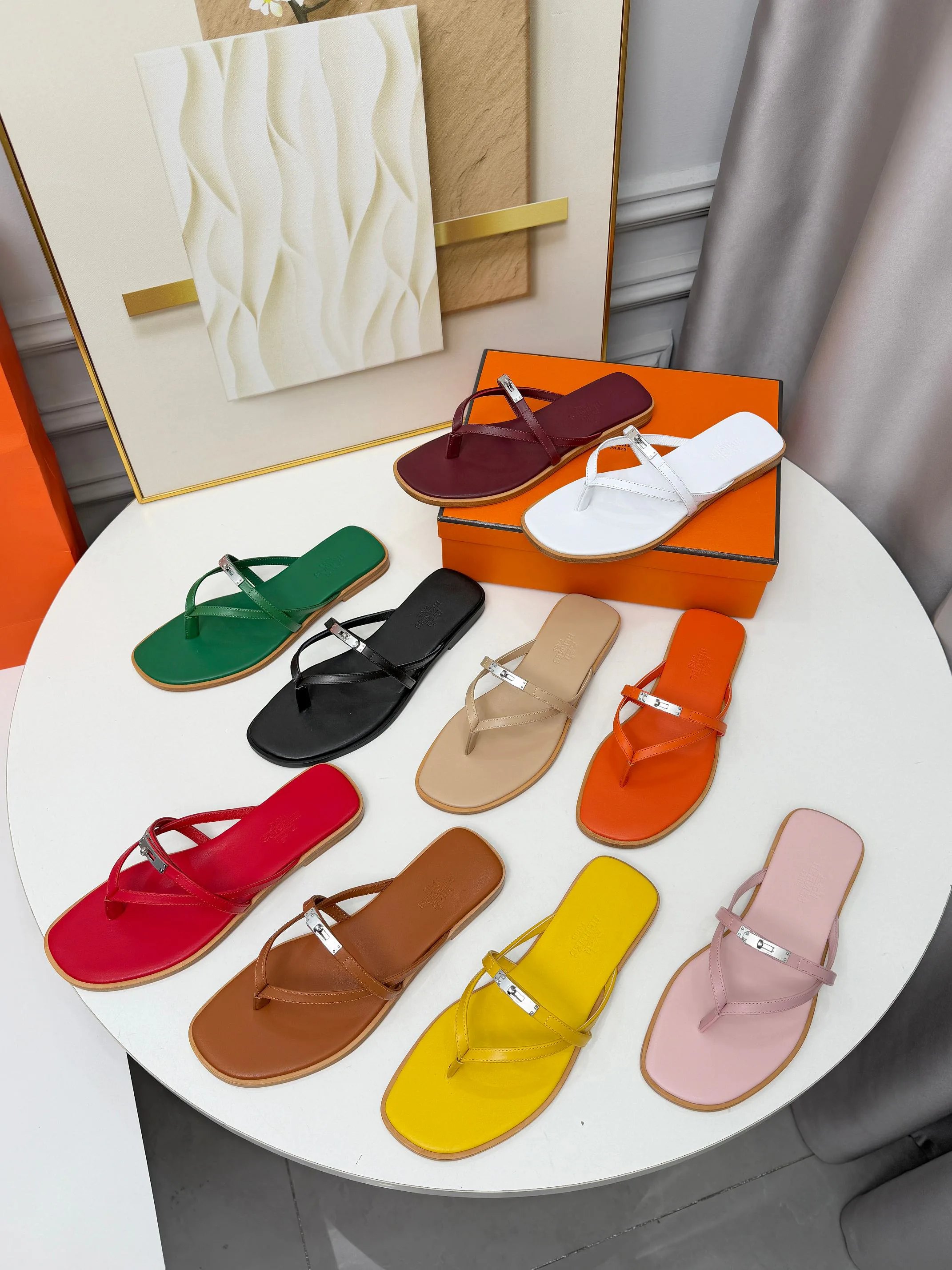 Шлепанцы Женские Hermes 11362072