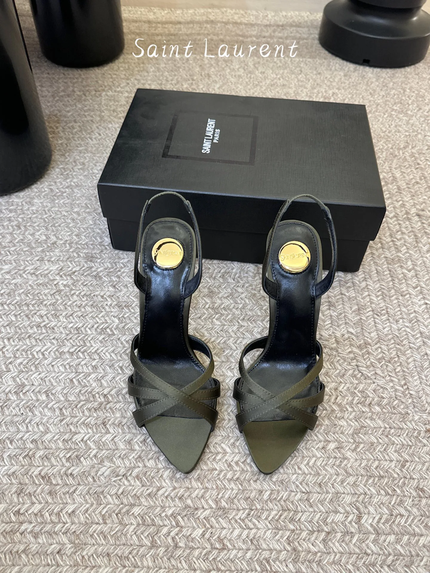 Босоножки Женские Saint Laurent 11238077