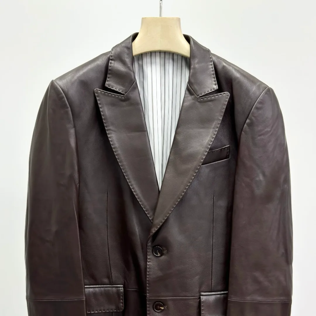 Кожаные Куртки И Дублёнки Мужские Brunello Cucinelli 83150