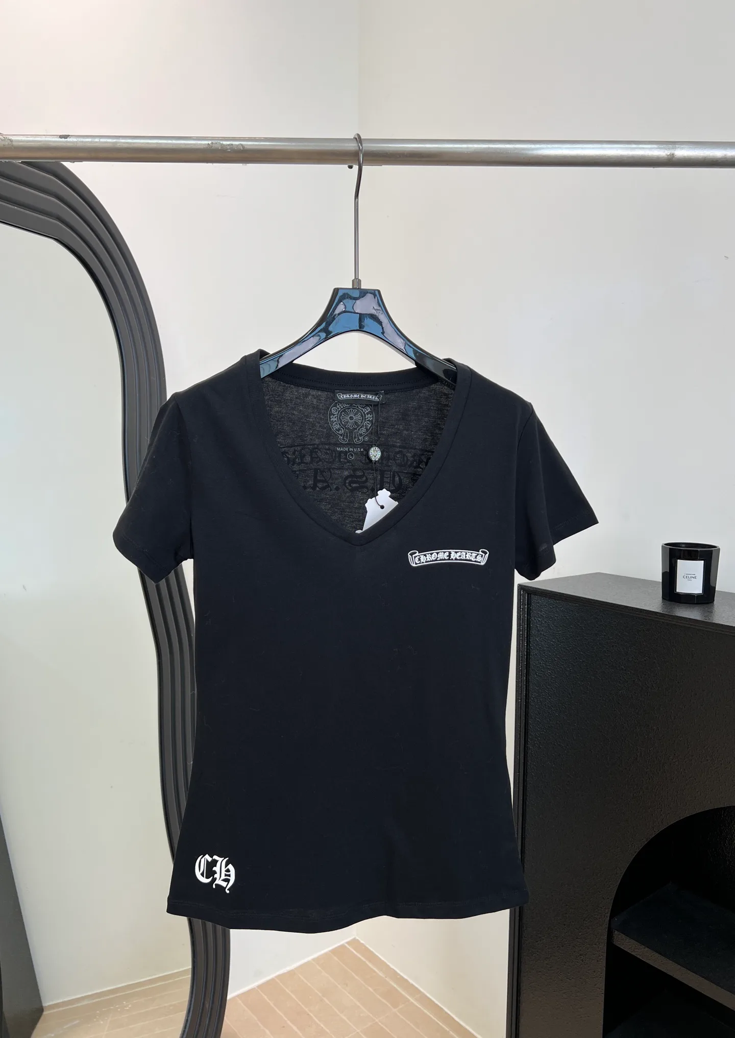 Футболки Женские Chrome Hearts 11483881