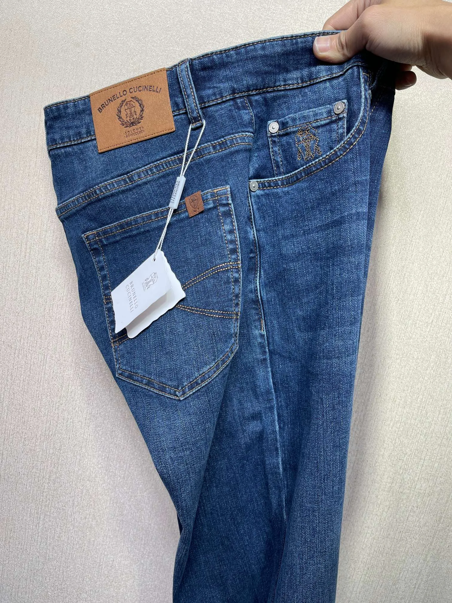Джинсы Мужские Brunello Cucinelli 12551756