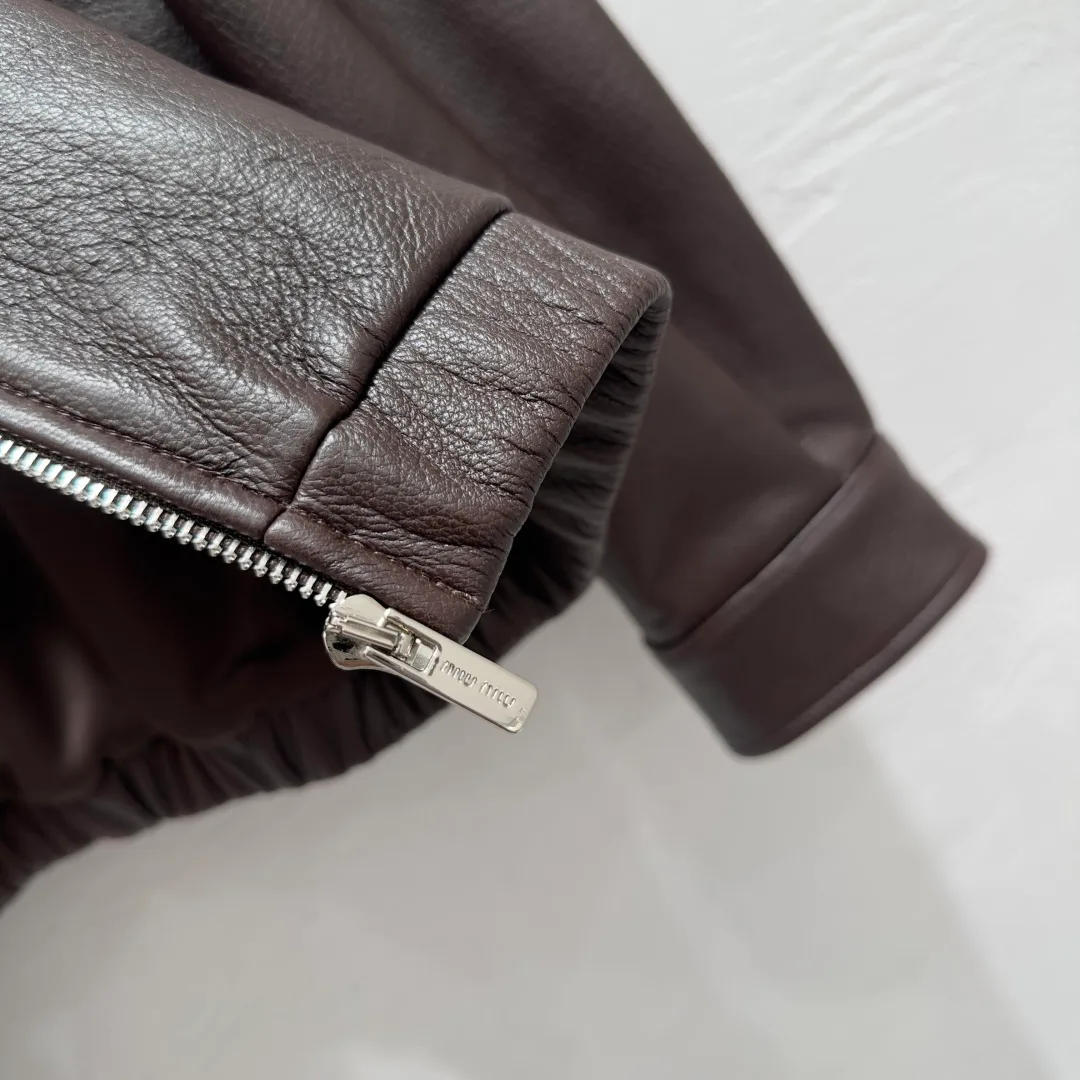 Кожаные Куртки И Дублёнки Женские Miu Miu 11484172