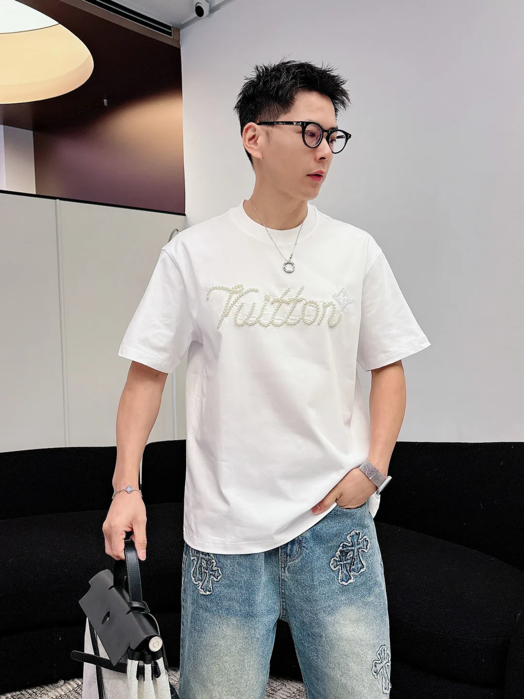 Футболки Мужские Louis Vuitton 9465241