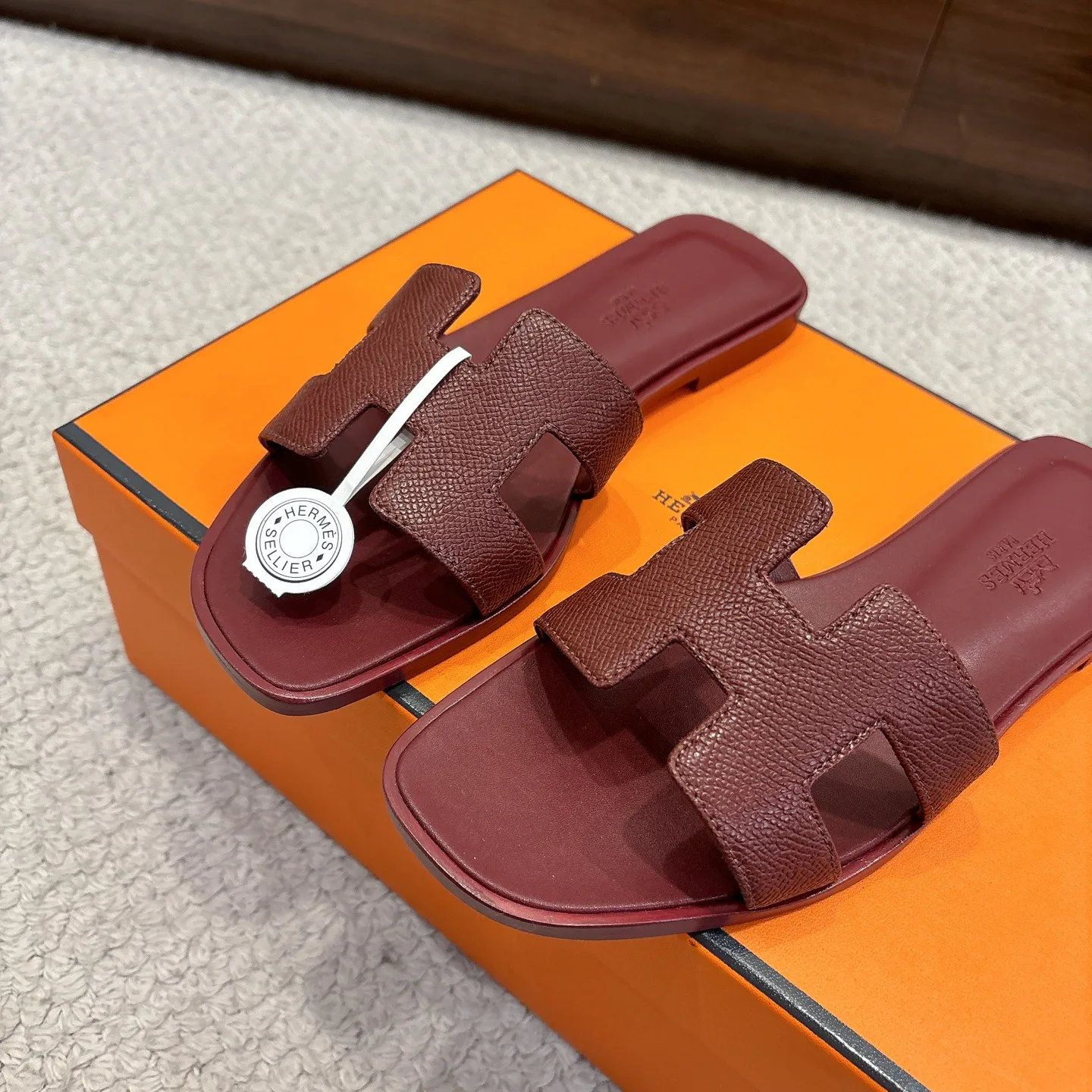 Шлепанцы Женские Hermes 2453834