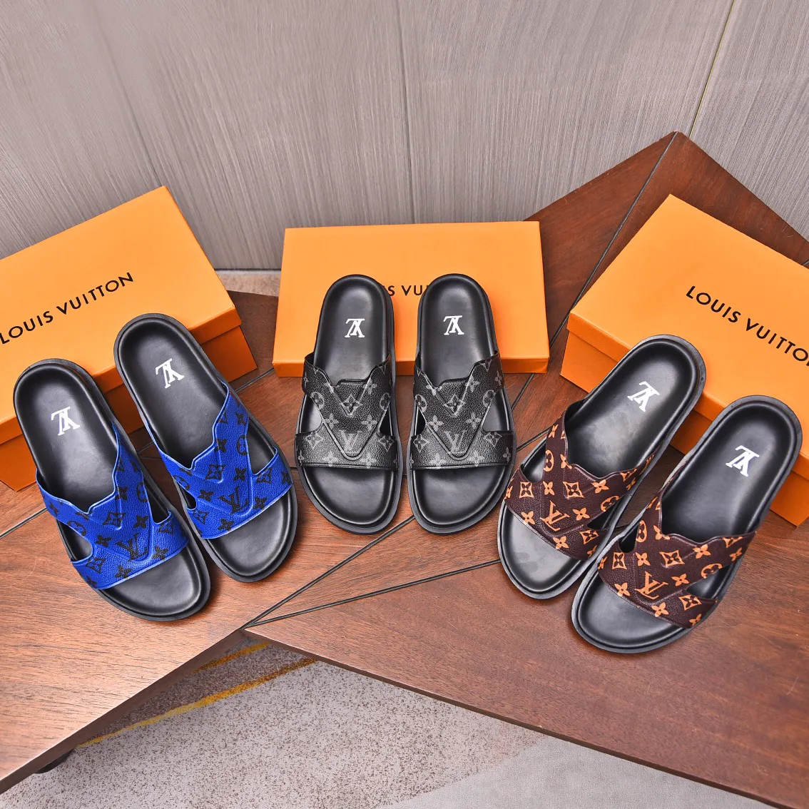 Шлепанцы Мужские Louis Vuitton 1997593
