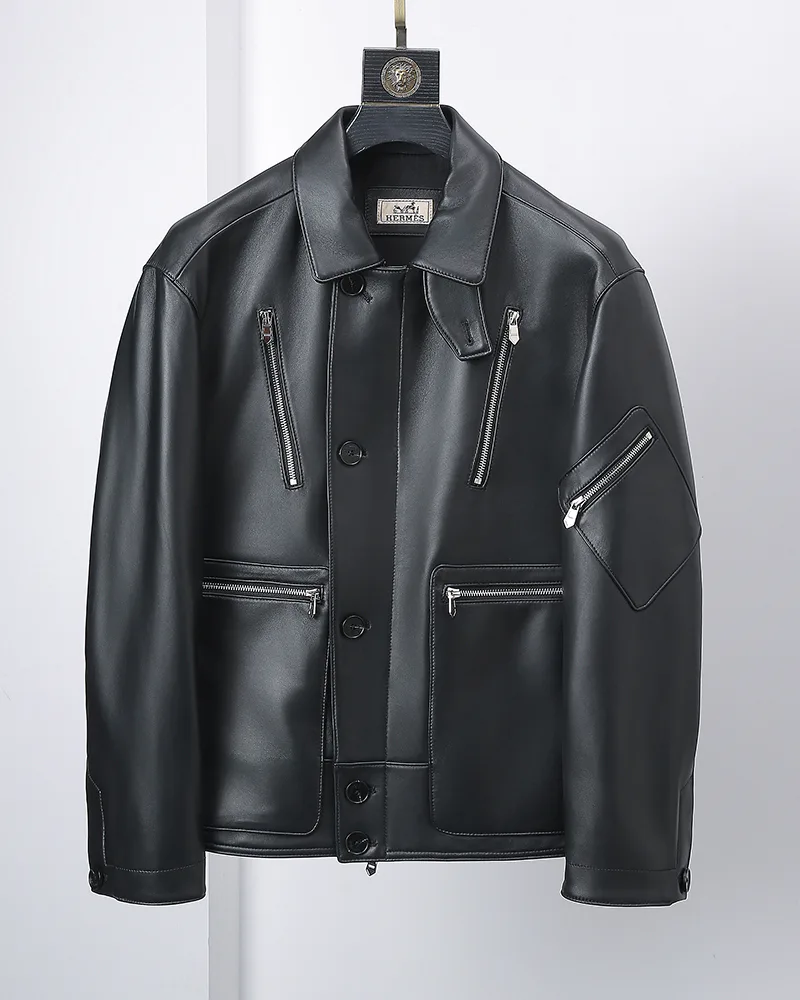 Кожаные Куртки И Дублёнки Мужские Hermes 11927093