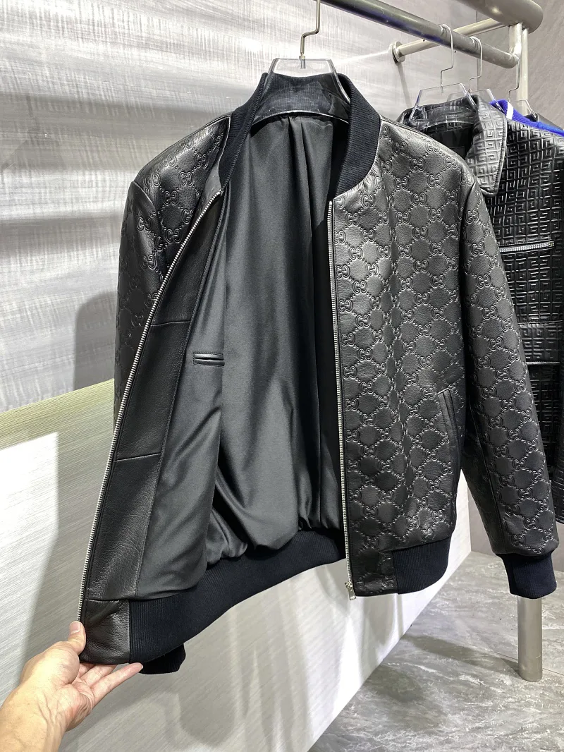 Кожаные Куртки И Дублёнки Мужские Gucci 25093