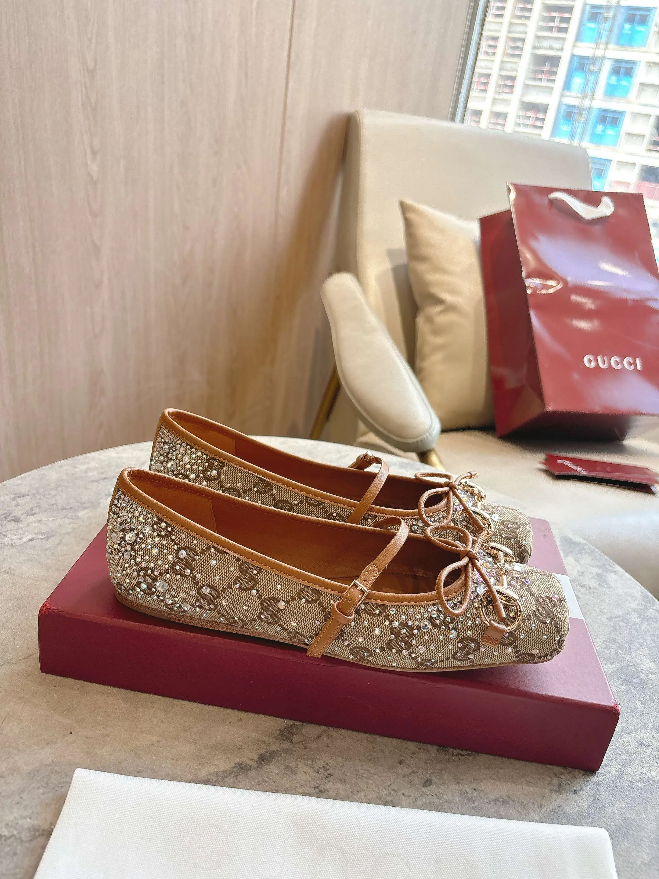 Балетки Женские Gucci 879038