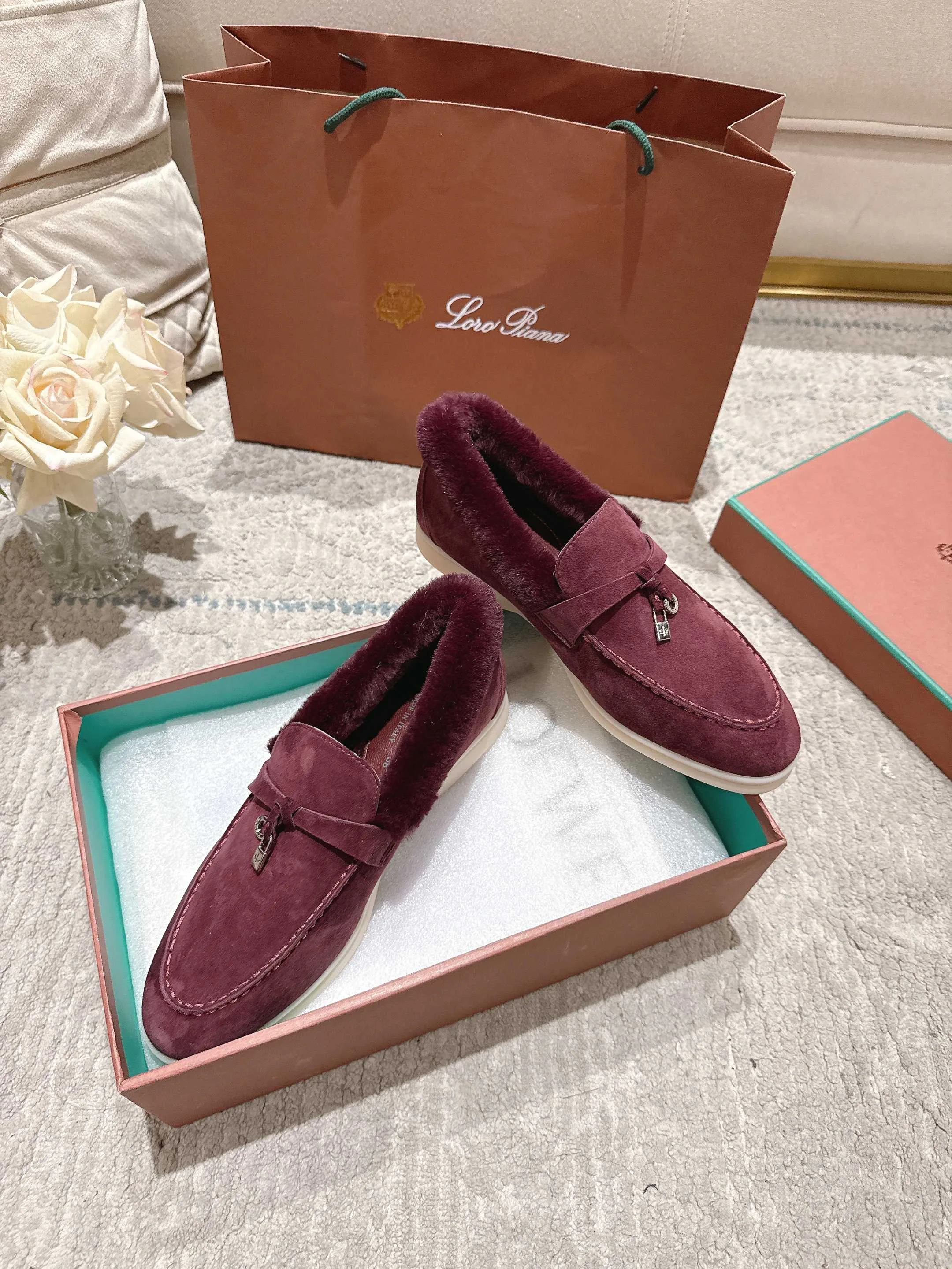 Лоферы Женские Loro Piana 219769