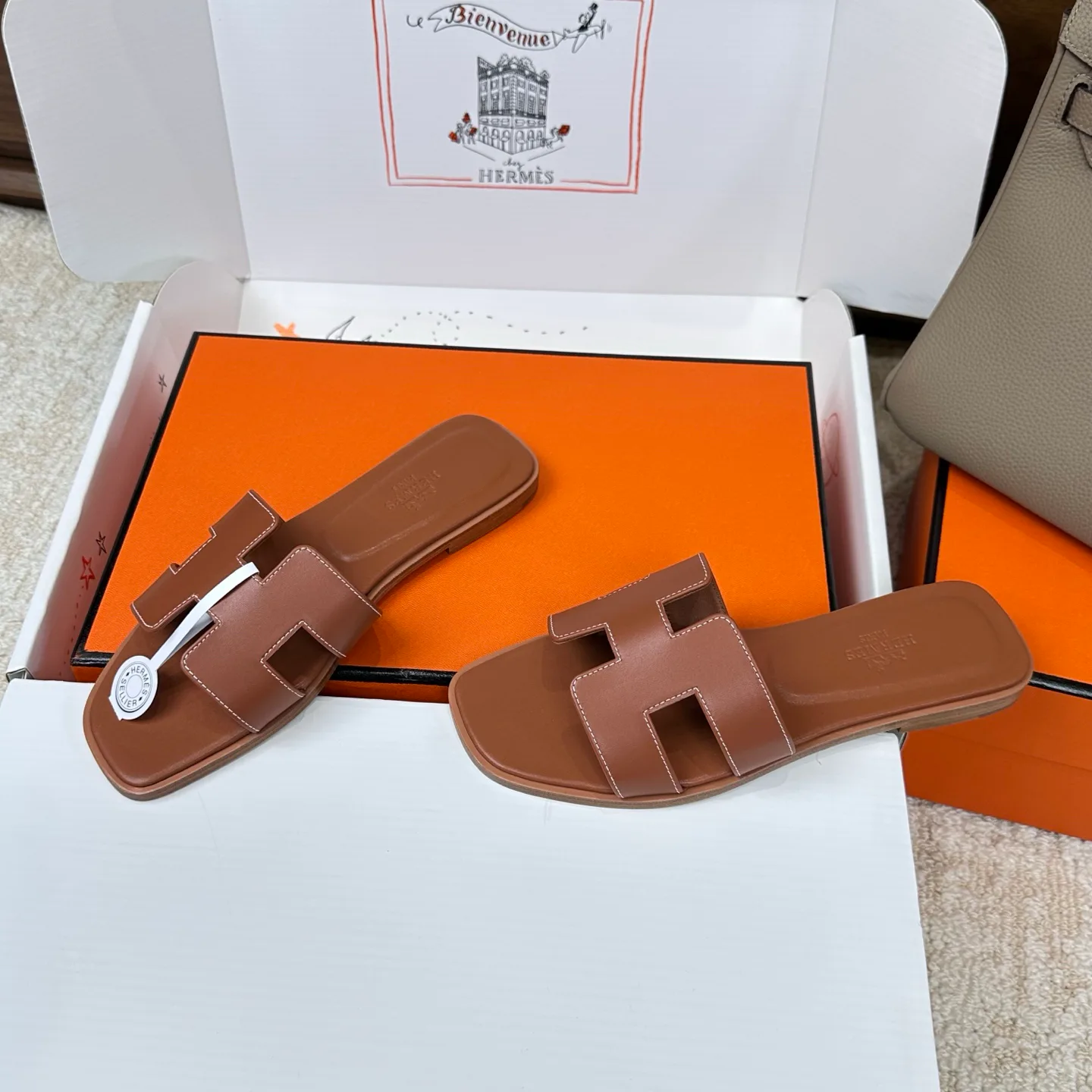 Шлепанцы Женские Hermes 3043276