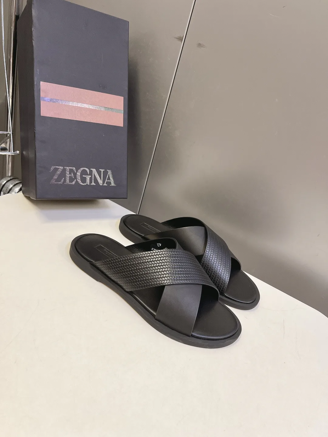 Шлепанцы Мужские Zegna 17138257