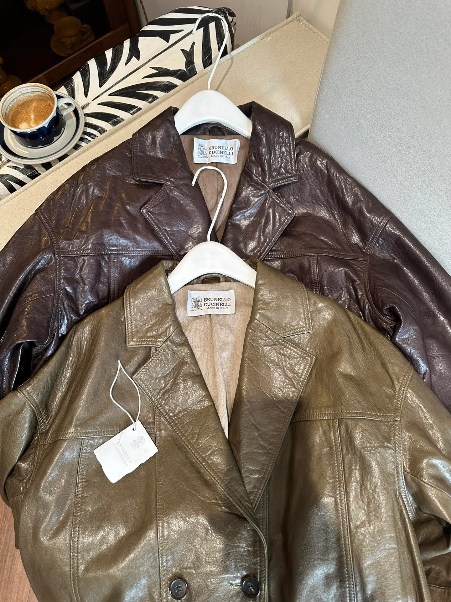 Кожаные Куртки И Дублёнки Женские Brunello Cucinelli 10817752