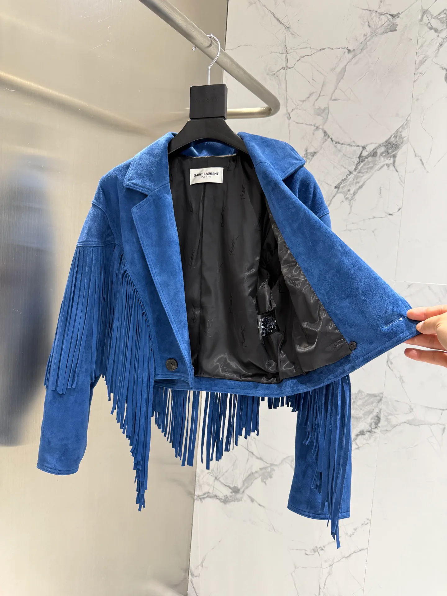 Кожаные Куртки И Дублёнки Женские Saint Laurent 12957001